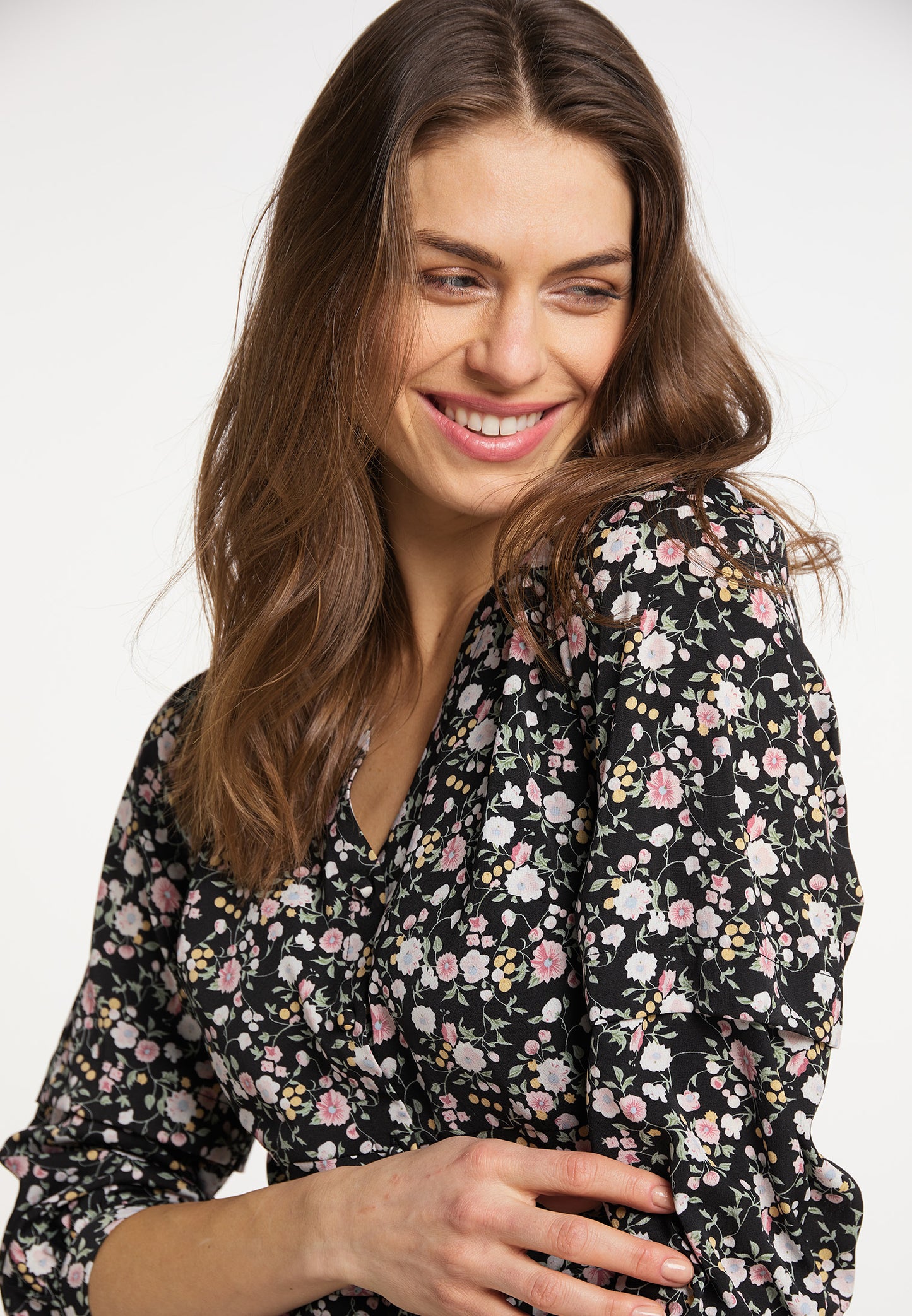 Albee Women's Midi Dress With Floral Print
