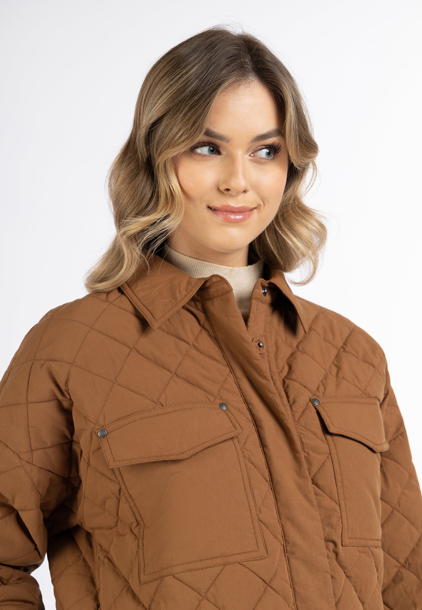 DreiMaster Vintage Damen Cotton Jacket mit leichter Wattierung