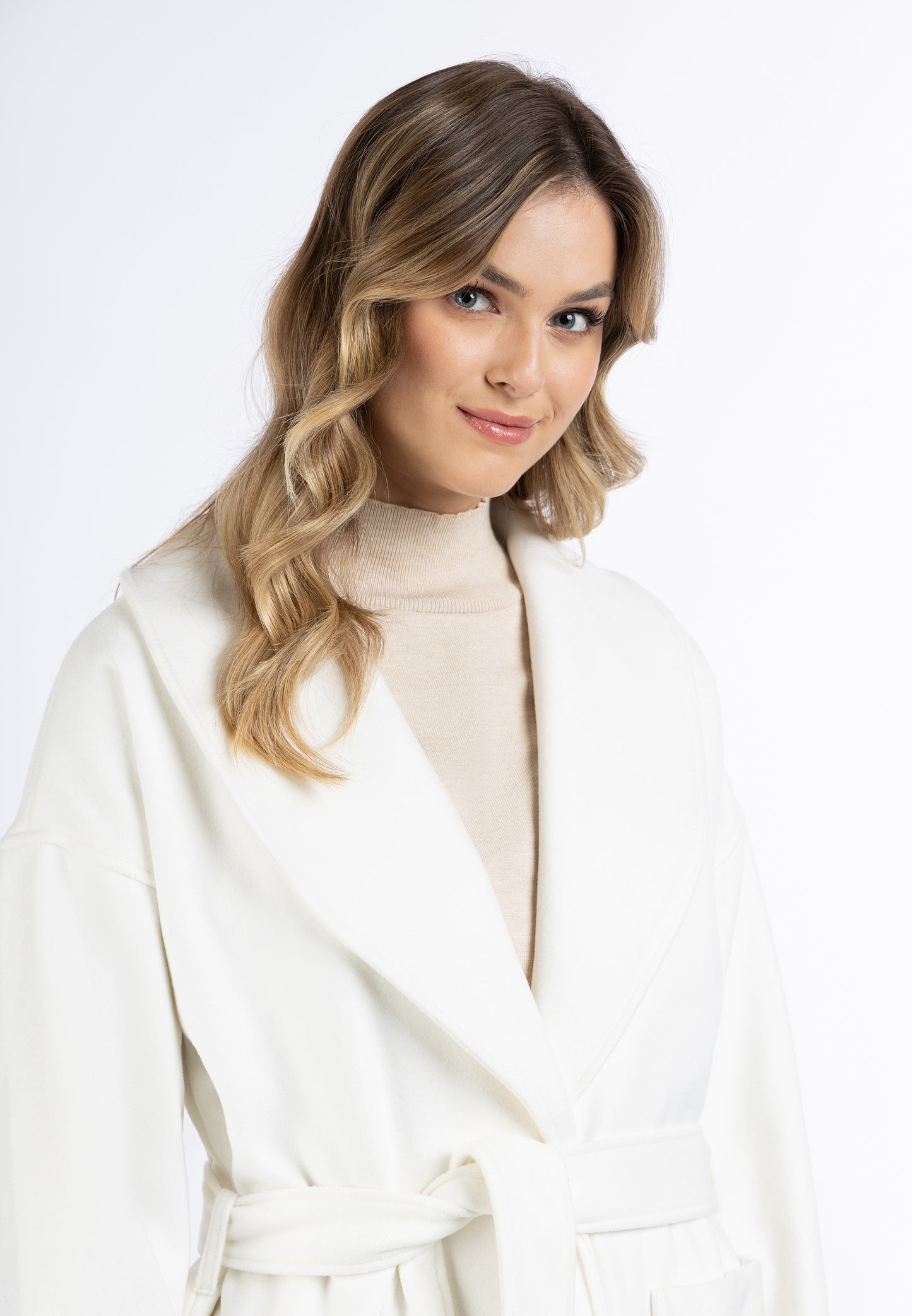 DreiMaster Vintage Damen �bergangsmantel aus Wollmischung