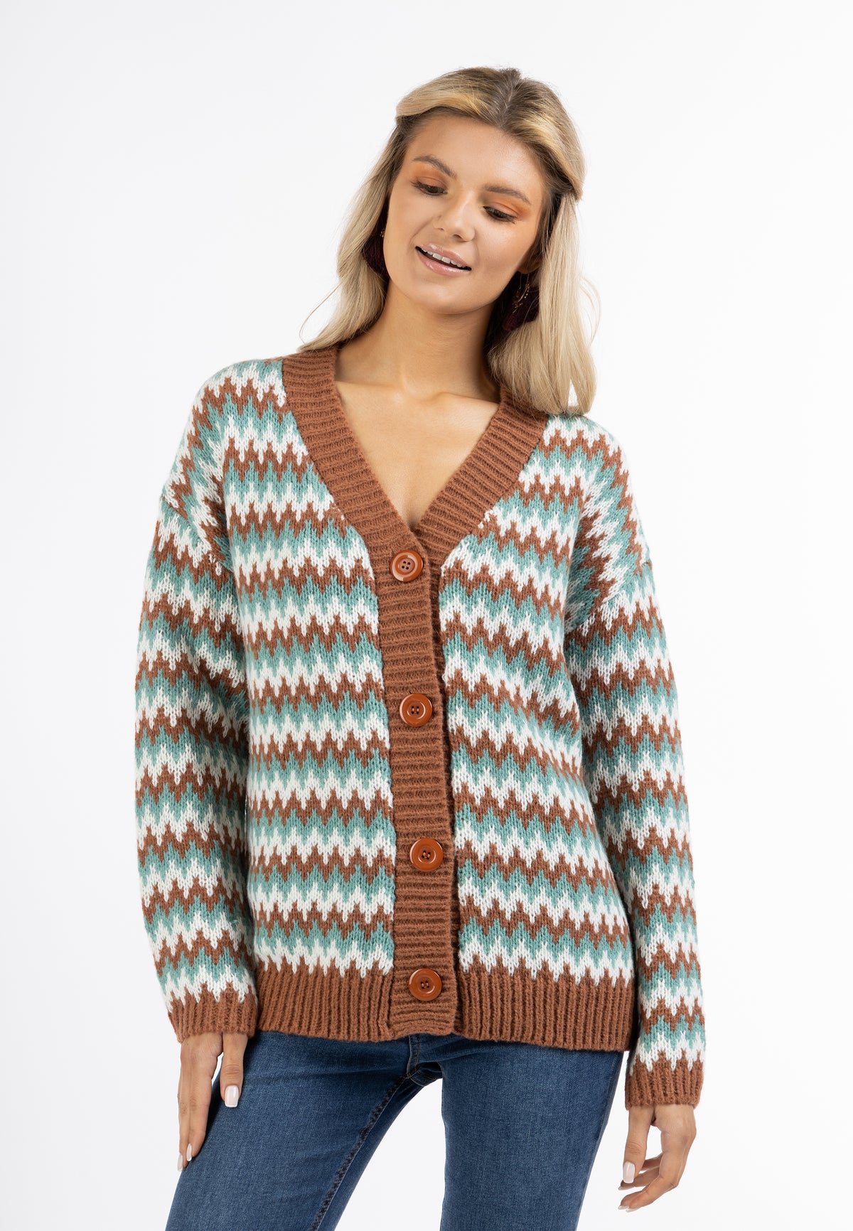Basuto Women's Cardigan With Buttons