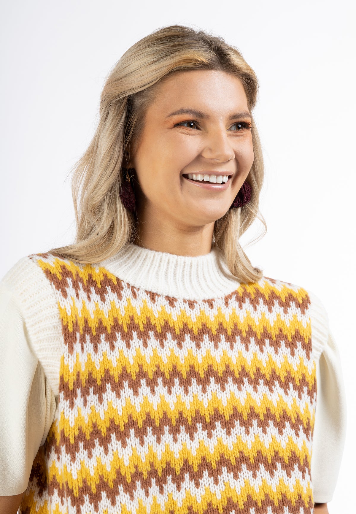Basuto Women's Knit Sweater Vest