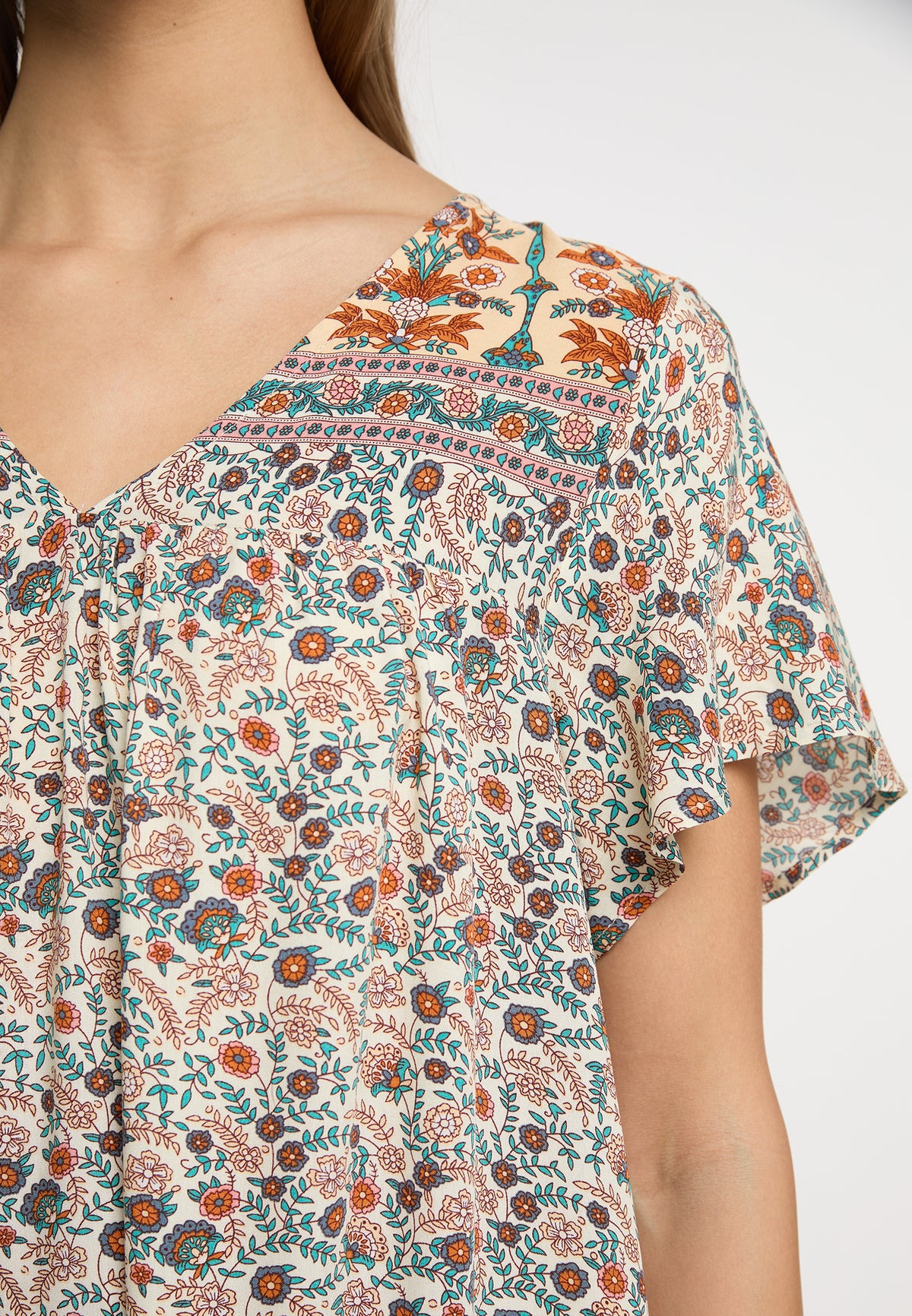Imala Women's Summer Dress With Floral Print