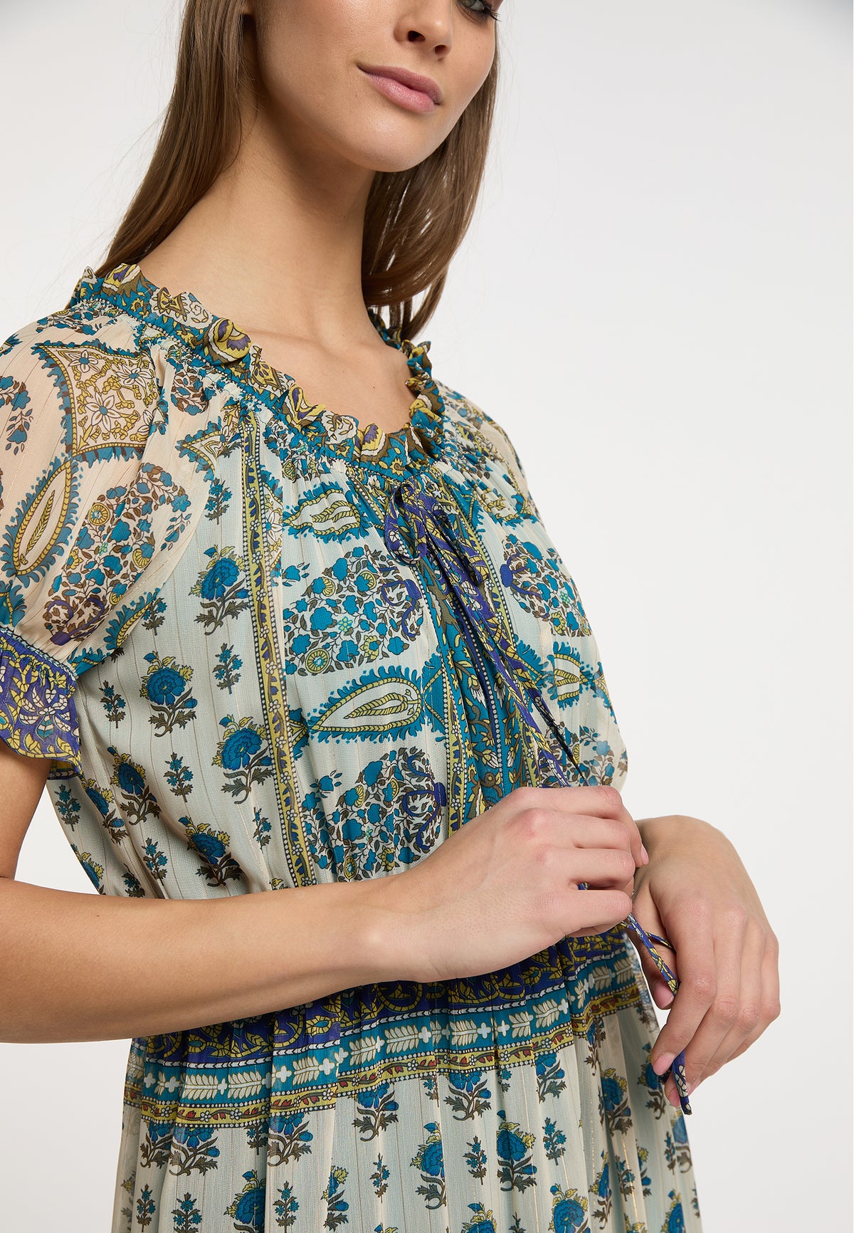Gaya Women's Maxi Dress With All Over Print