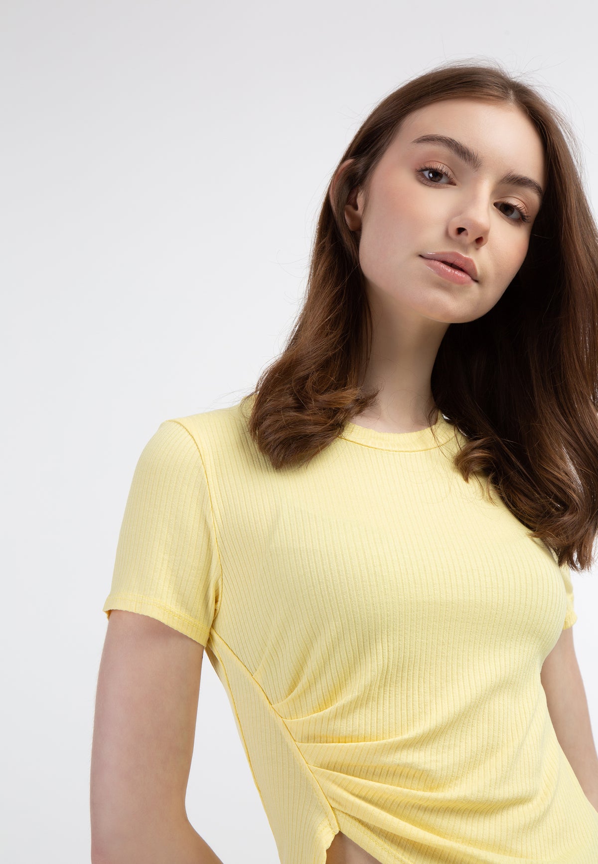 myMo Women's Jersey Shirt Made Of Ribbed Knit