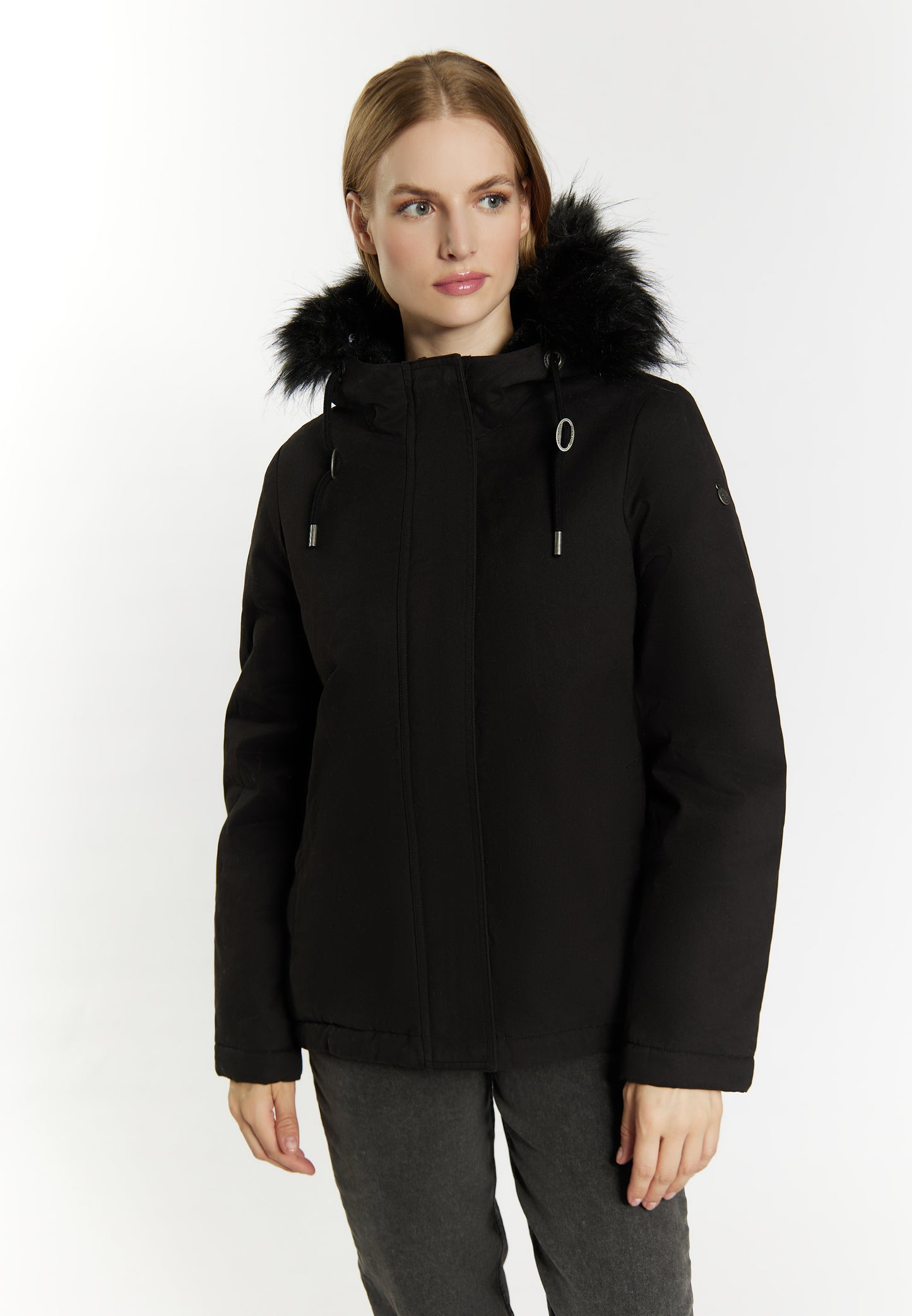 DreiMaster Vintage Damen Winterjacke + Einkaufstasche Set