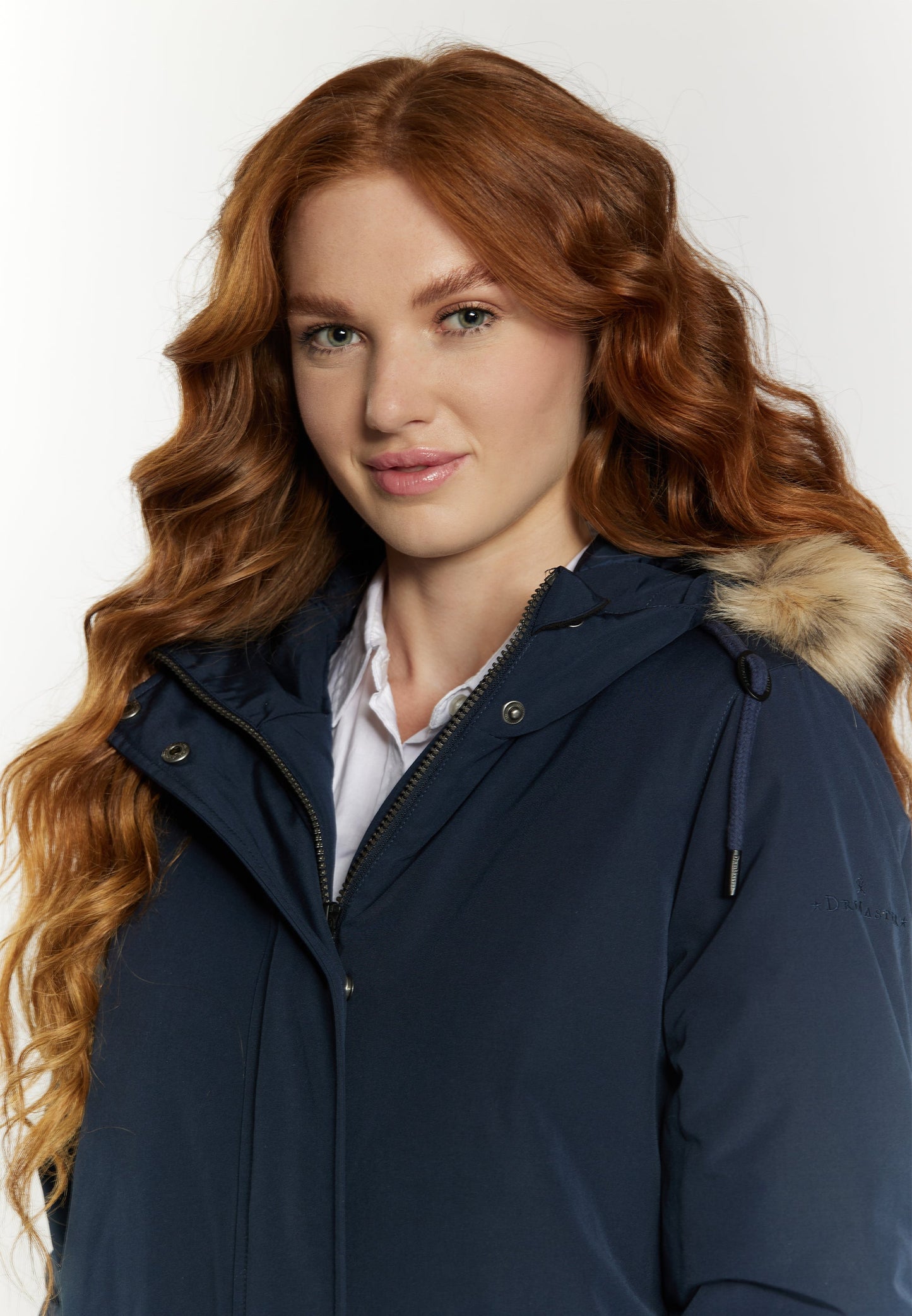 Dreimaster klassik Women's Winter Parka With Faux Fur