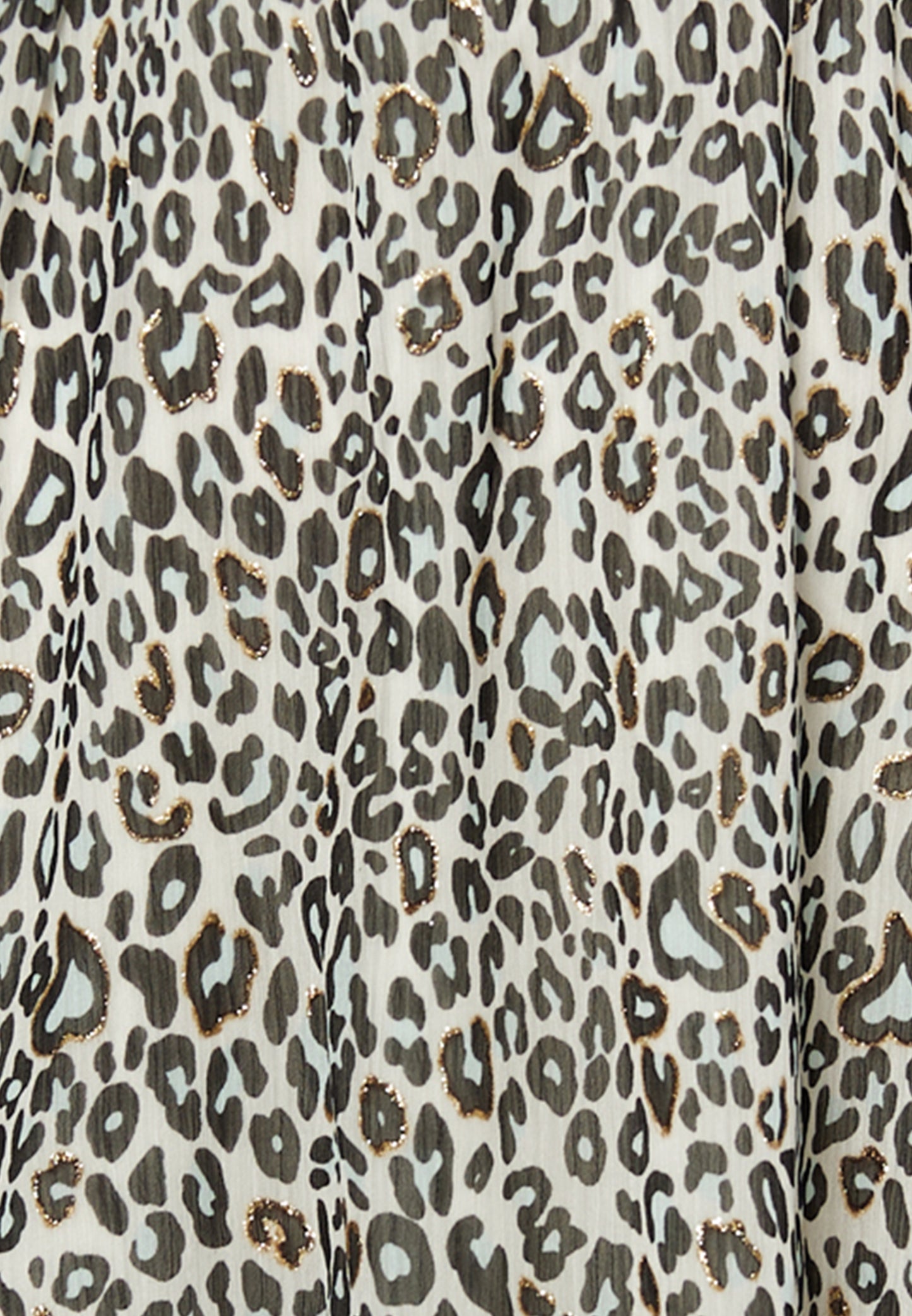 faina Damen Minikleid mit Leopardenmuster