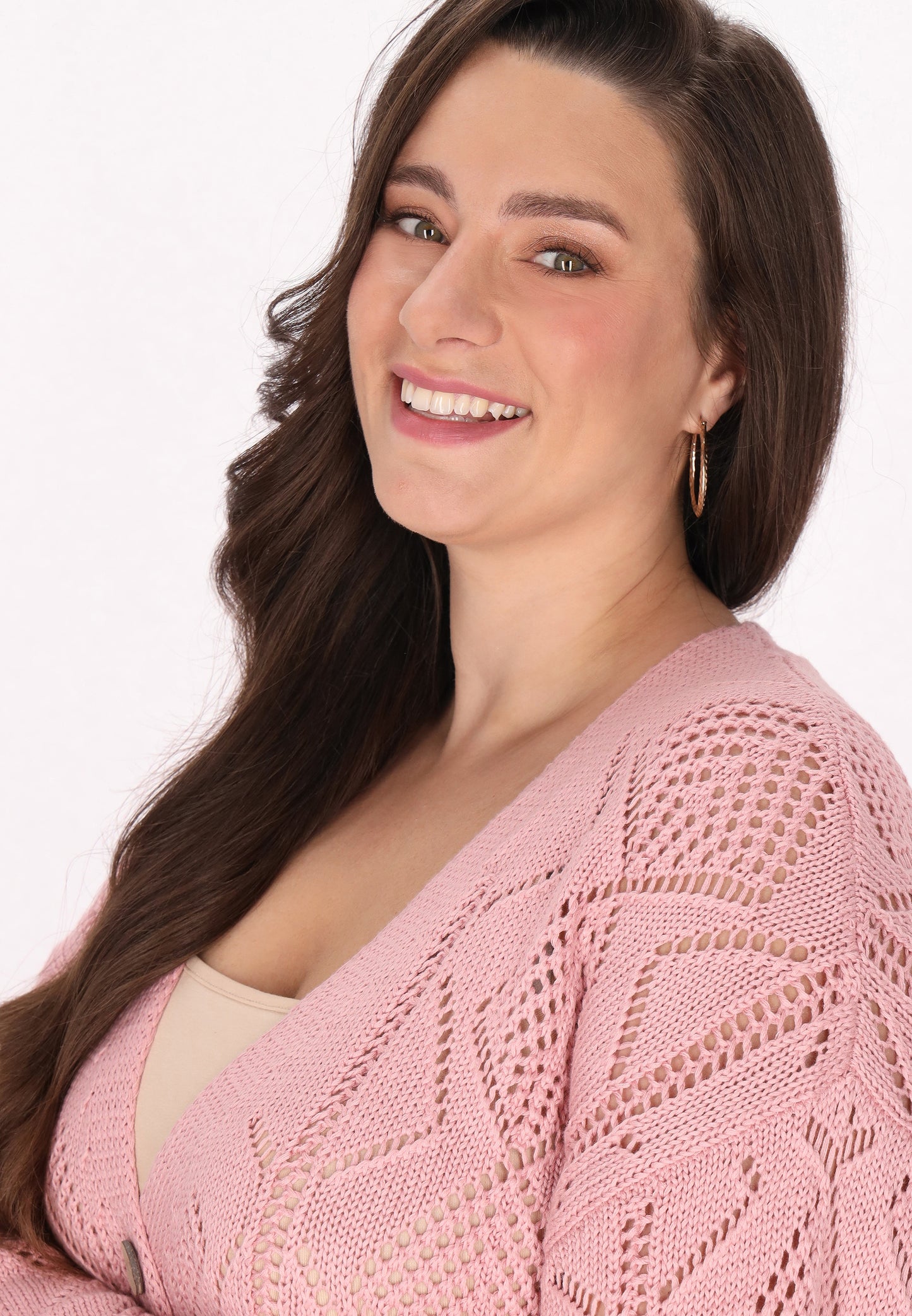 Damski kardigan Plus Size marki Ancie