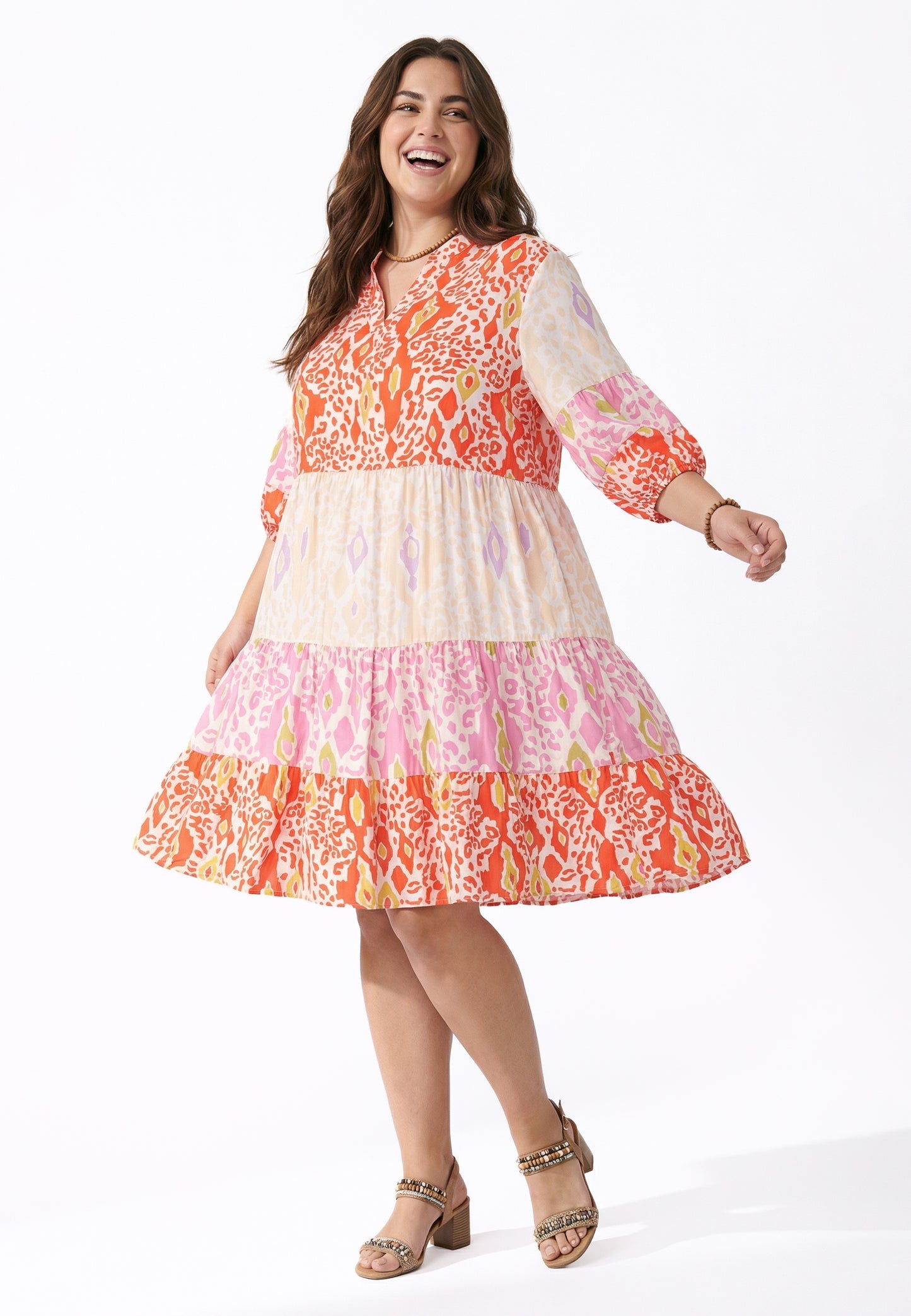 Joella Damen Plus Size Kleid