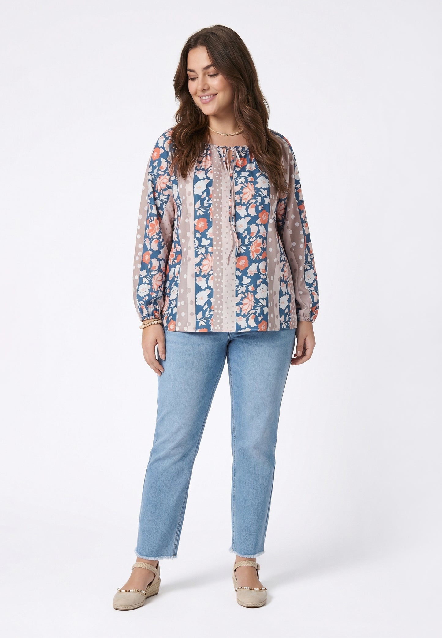 Joella Damen Plus Size Bluse