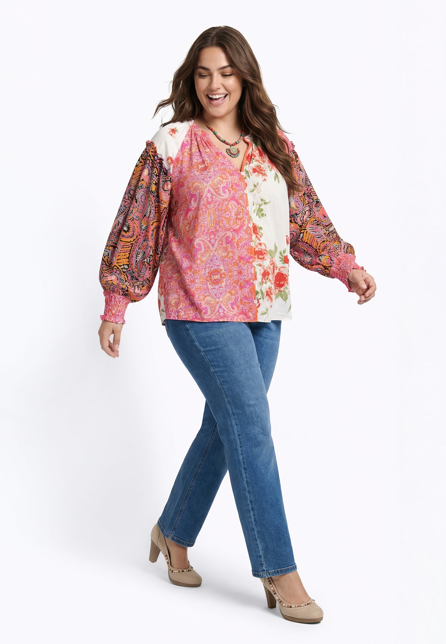 Bluzka damska Joella Plus Size