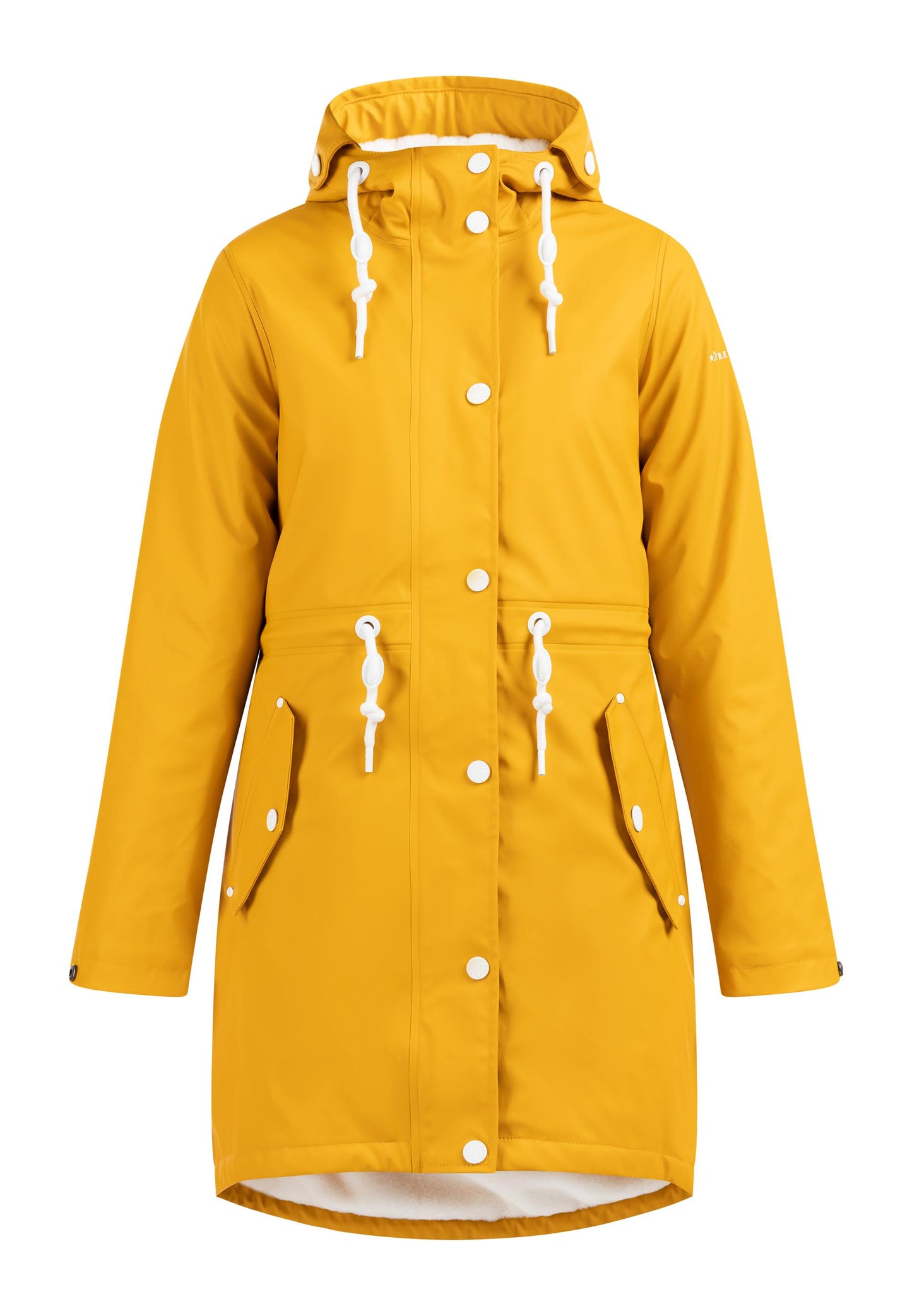 Caley Women's Raincoat With Faux Fur Lining