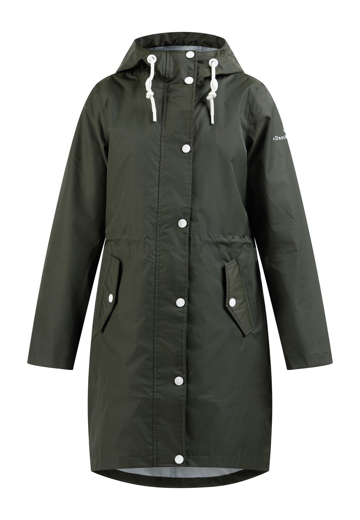 Caley Women's Rain Jacket With Interior Print