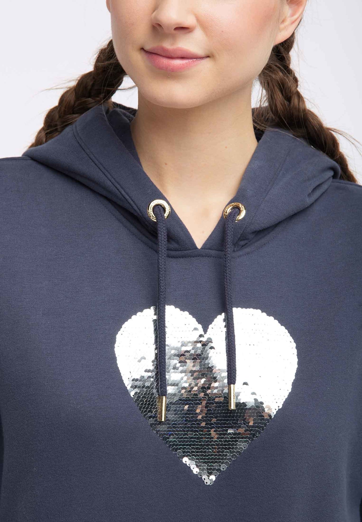 myMo Damen-Kapuzenpullover