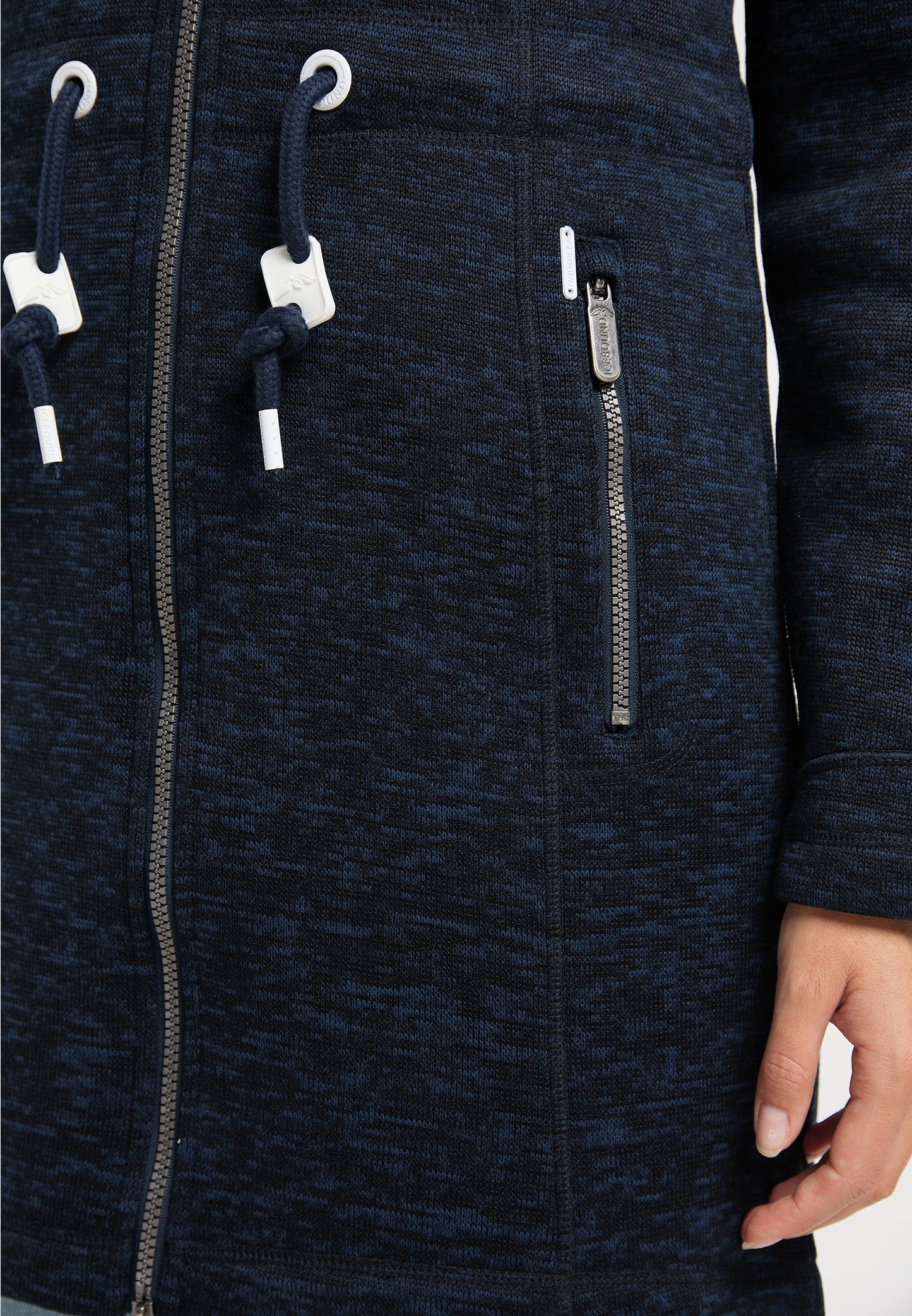 ICEBOUND damska dzianina polarowa płaszcz