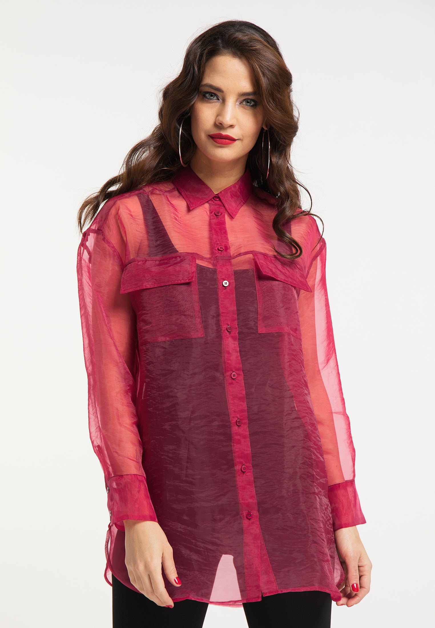 faina Organza Bluse
