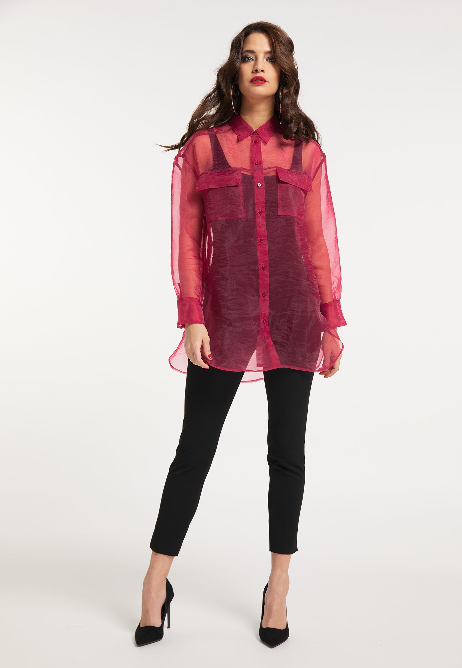 faina Organza Bluse
