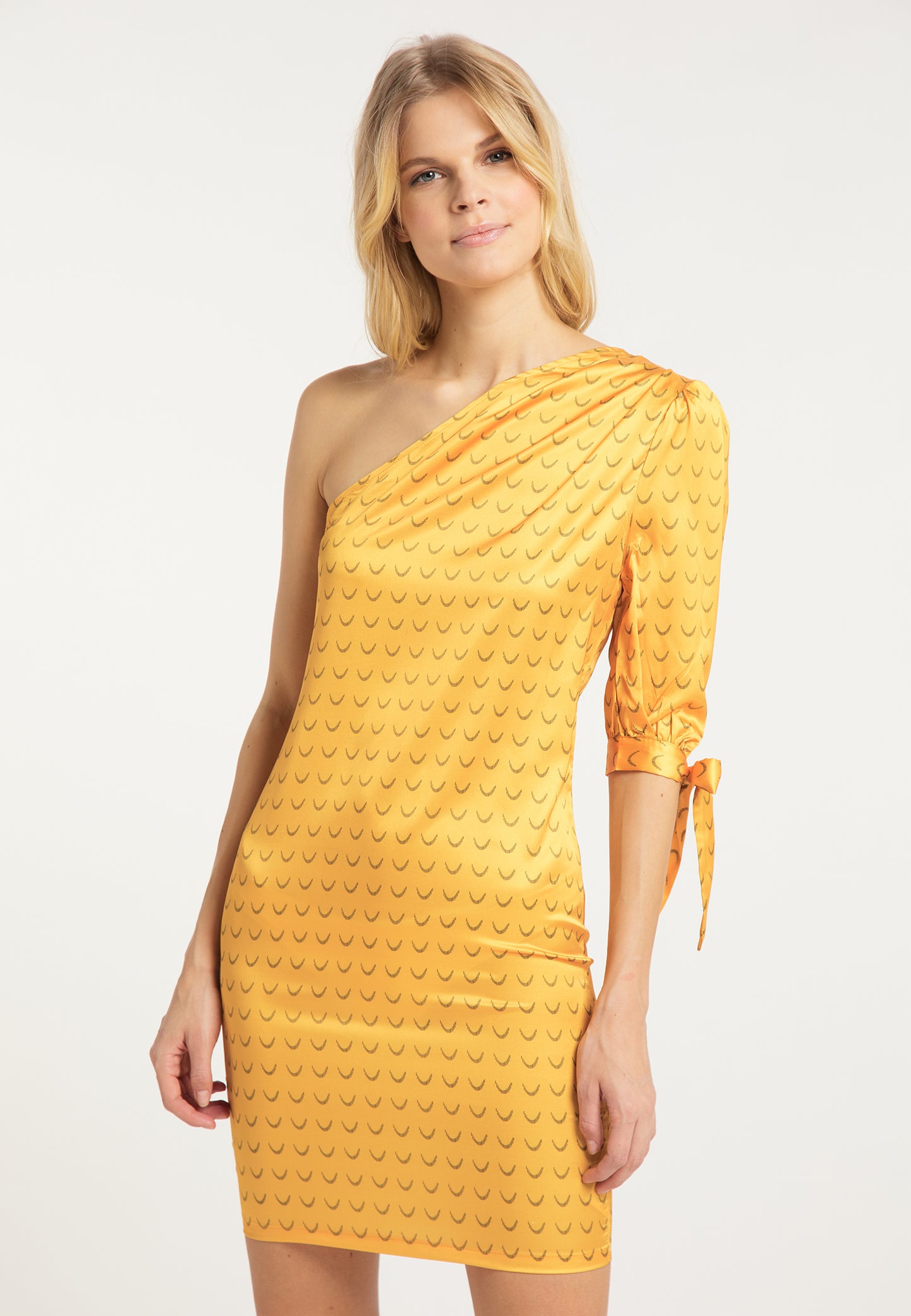 IZIA Women's One Shoulder Dress