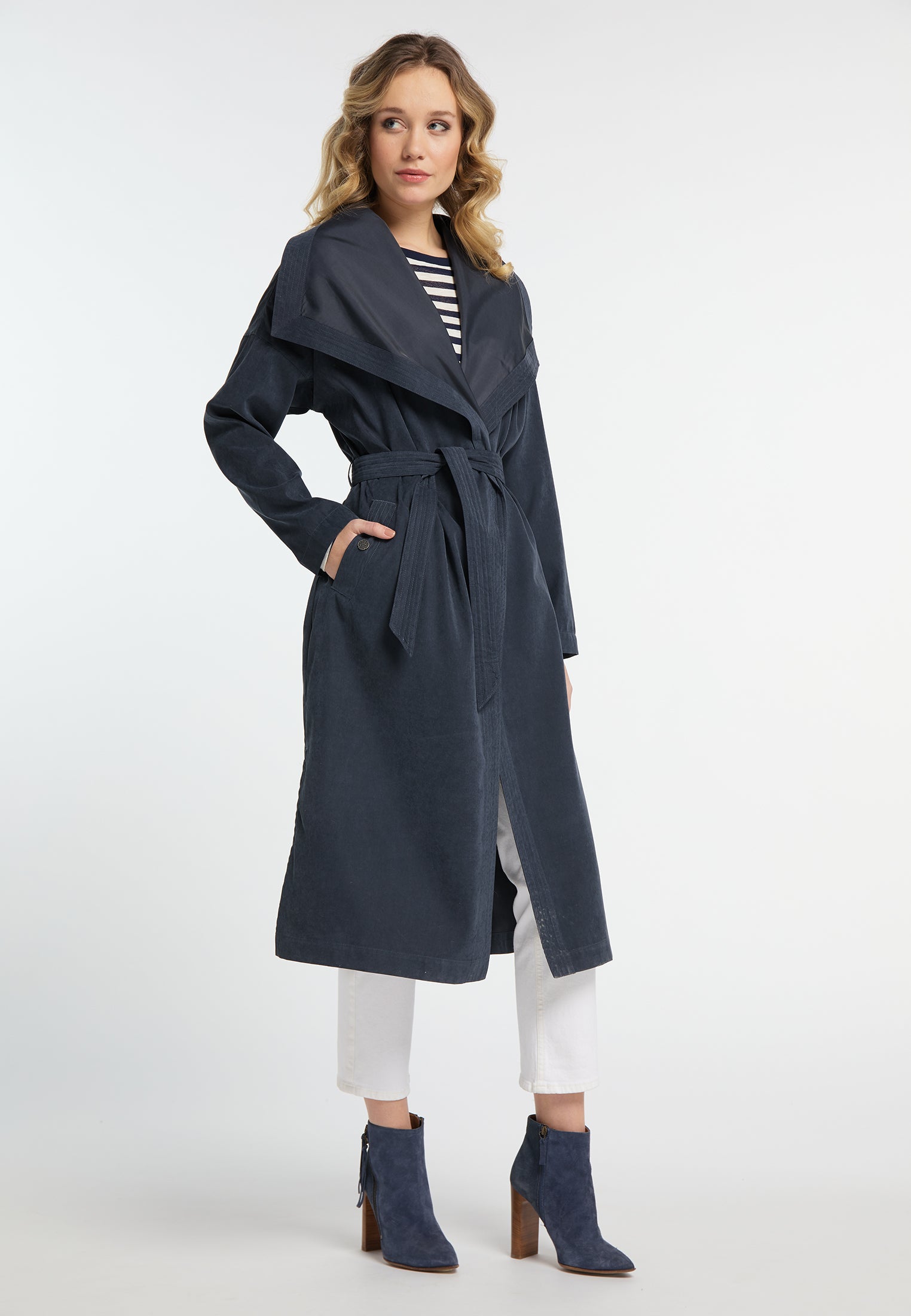 DreiMaster Vintage Damen Cupro Mantel