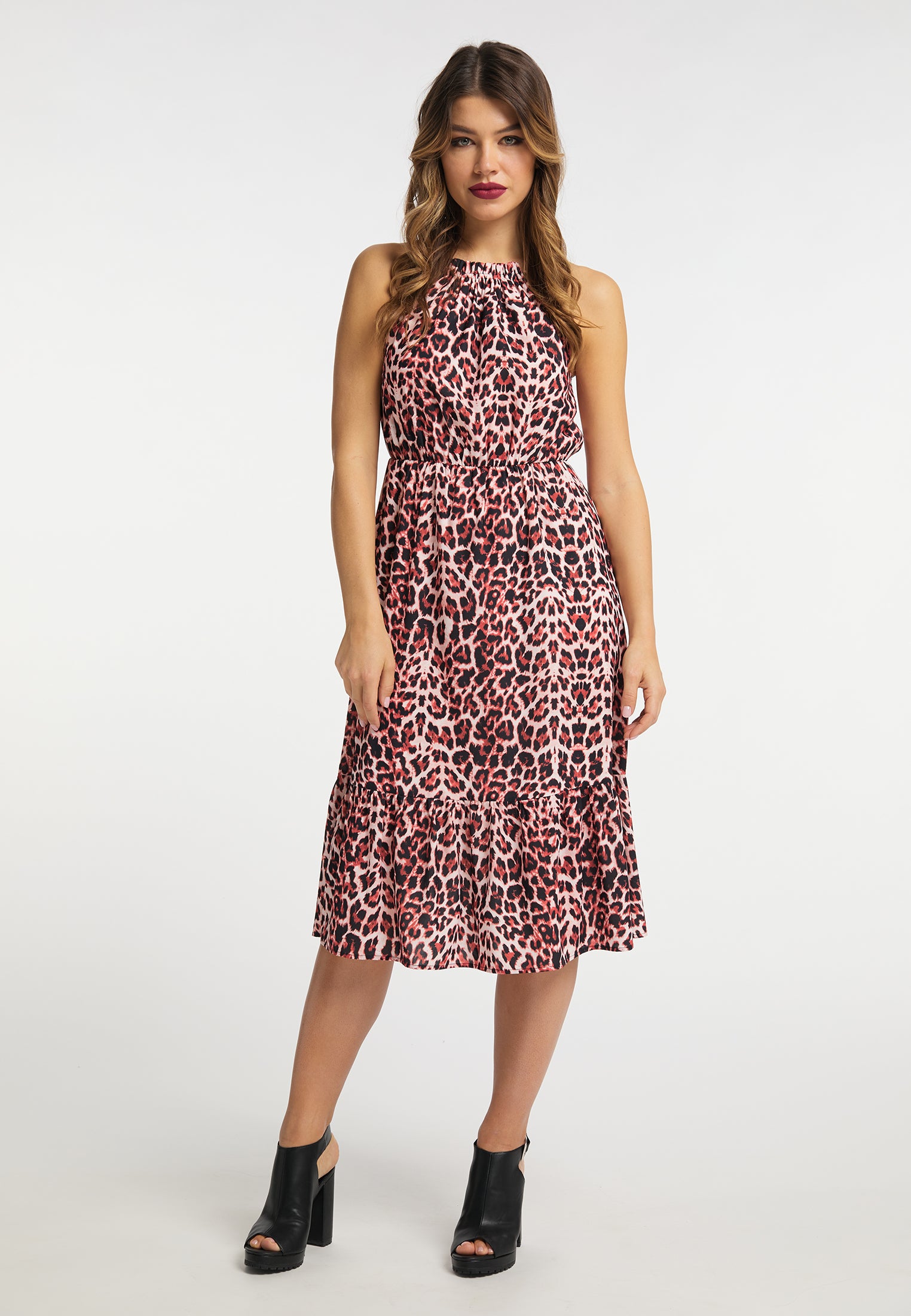 faina Damen Midikleid