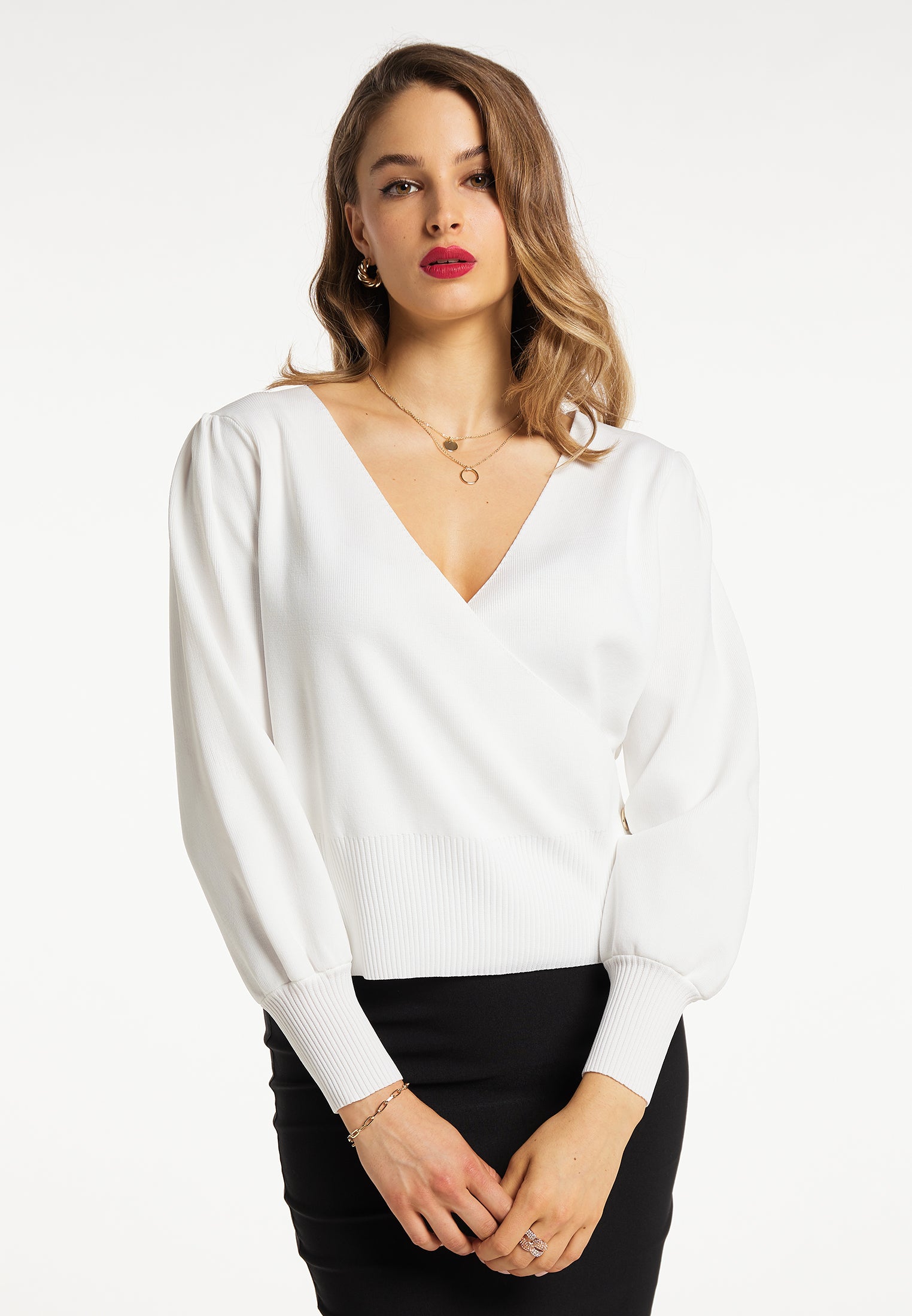 faina Damen Strickpullover