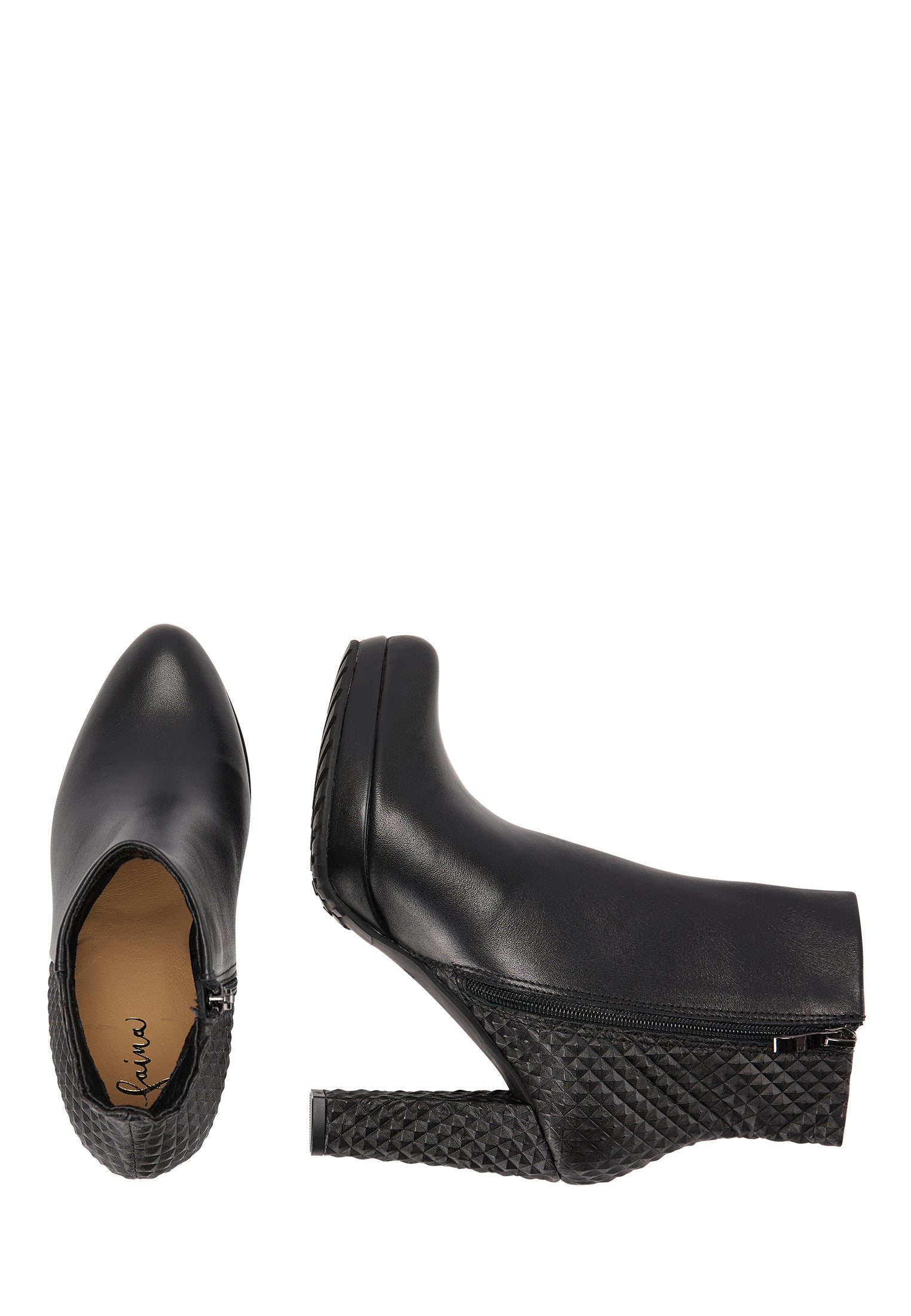 faina Elegante Leder Stiefelette