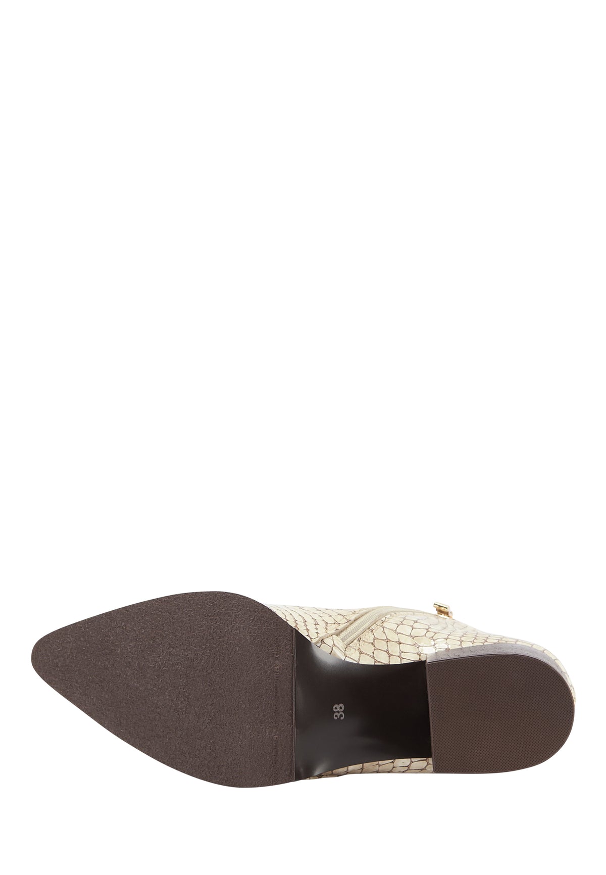 faina LI Leder Stiefelette in Snake-Optik