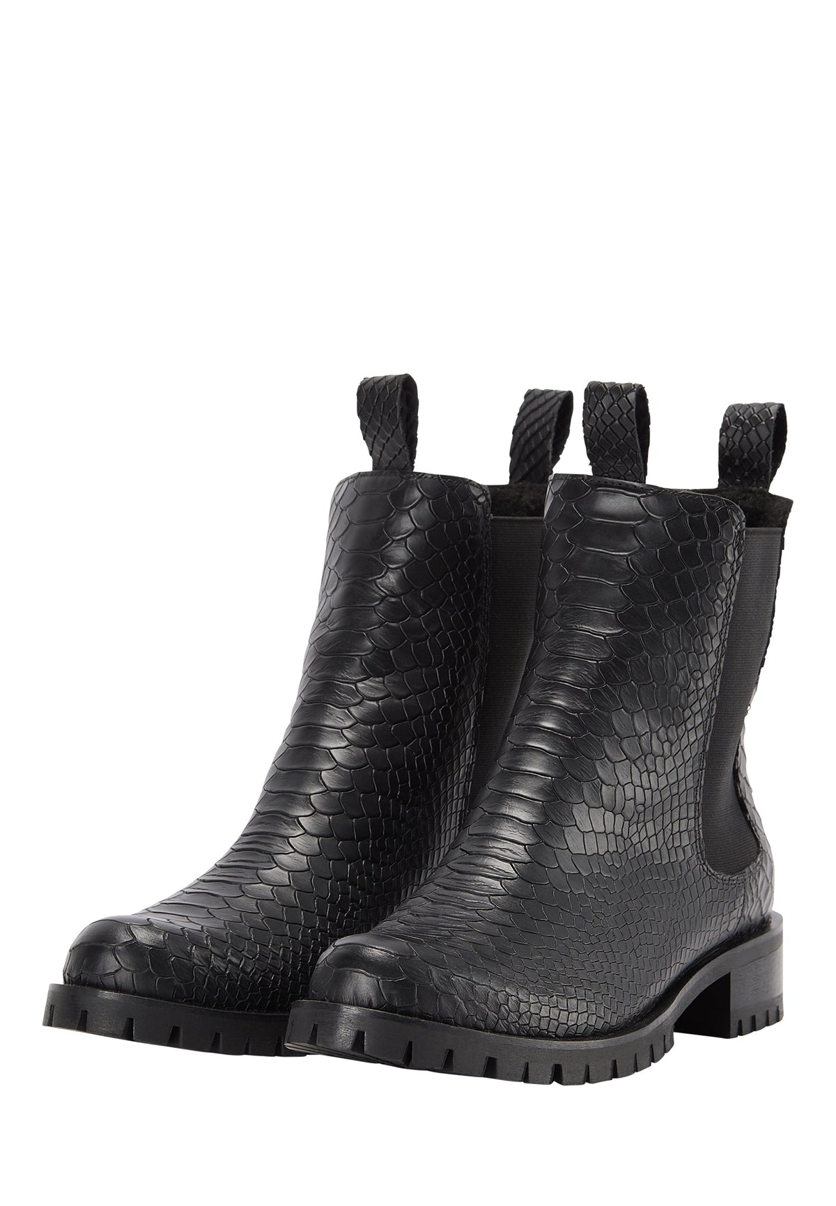 faina LI Chelsea-Boots in Schlangen-Optik