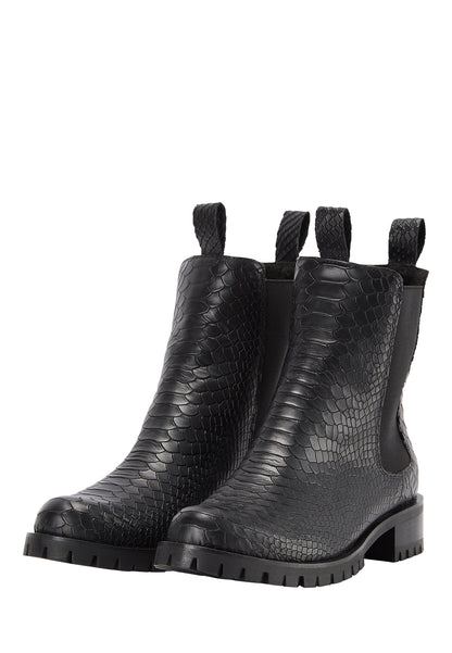 faina LI Chelsea-Boots in Schlangen-Optik