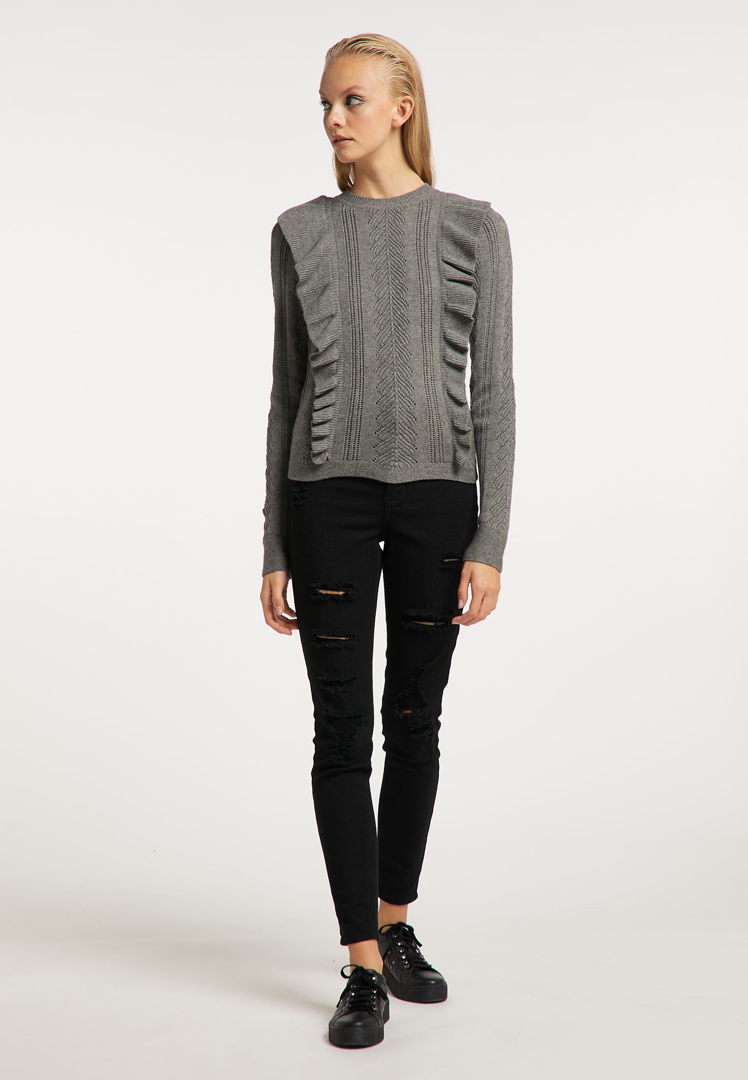 myMo ROCKS Damen-Strickpullover