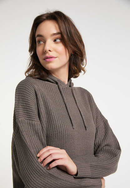 myMo Women's Knitted Hoodie