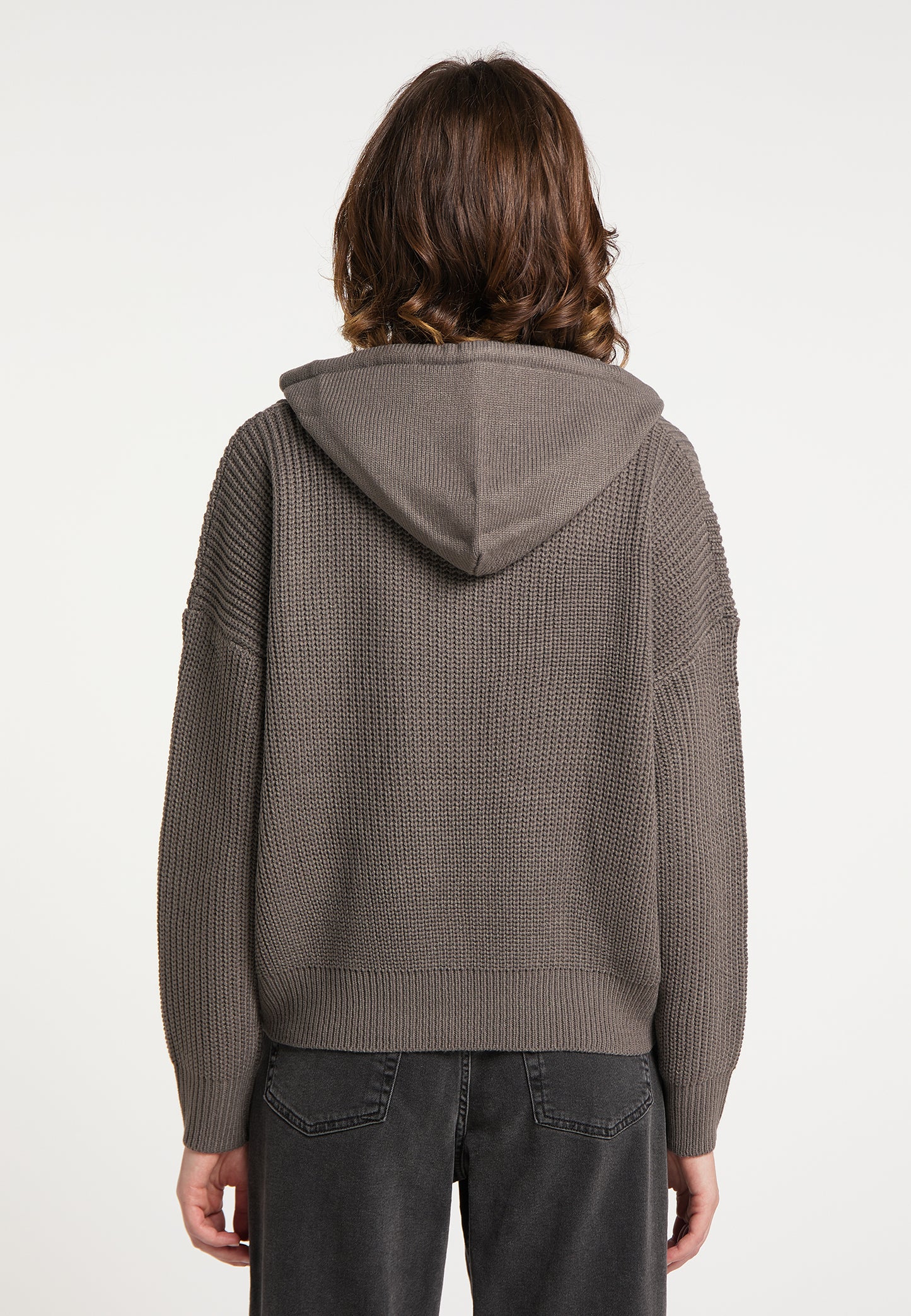 myMo Women's Knitted Hoodie
