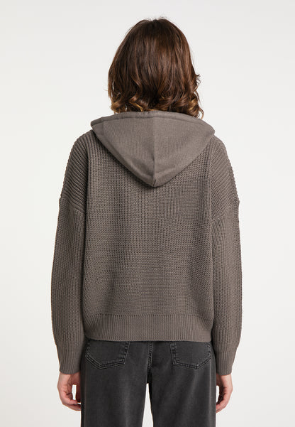 myMo Women's Knitted Hoodie