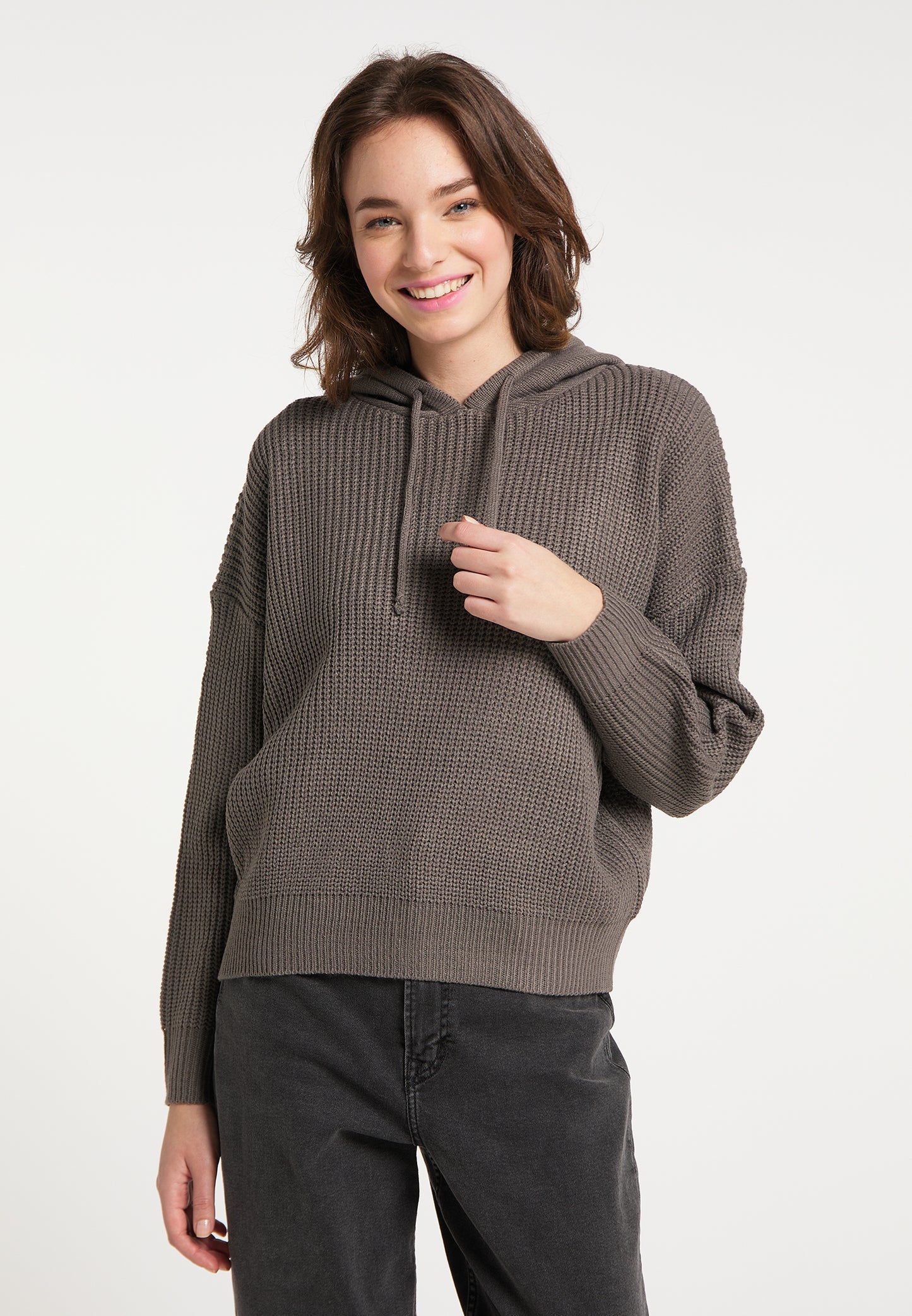 myMo Women's Knitted Hoodie