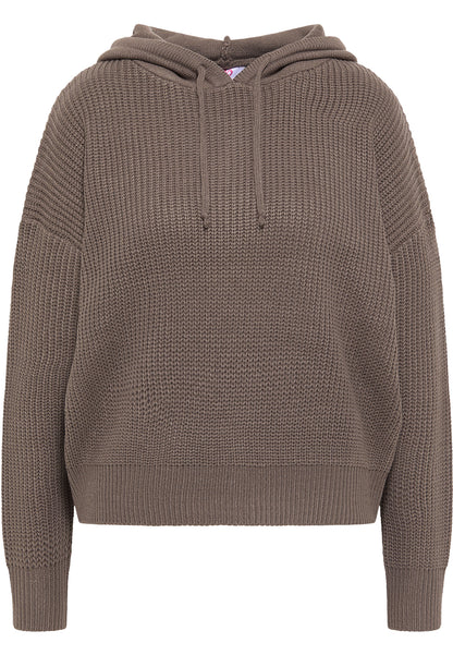 myMo Women's Knitted Hoodie