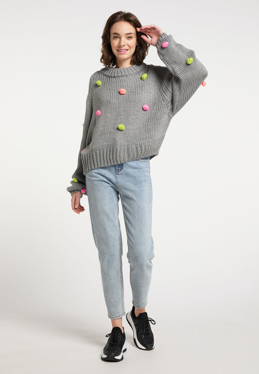 myMo Damen-Strickpullover