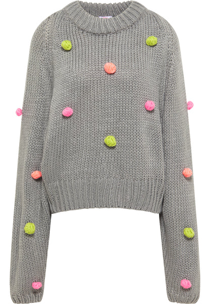 myMo Damen-Strickpullover