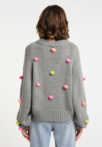 myMo Damen-Strickpullover