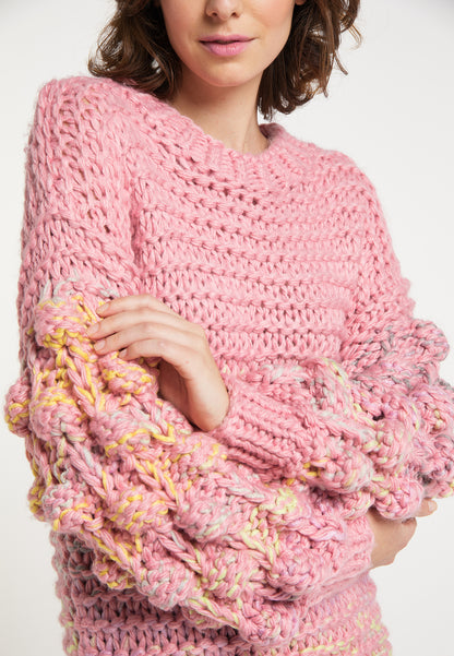 myMo Damen-Strickpullover