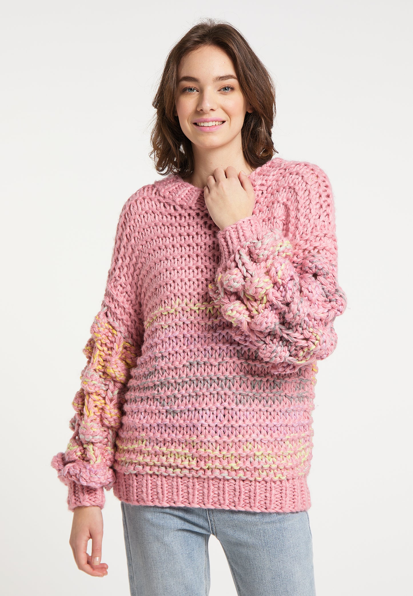 myMo Damen-Strickpullover