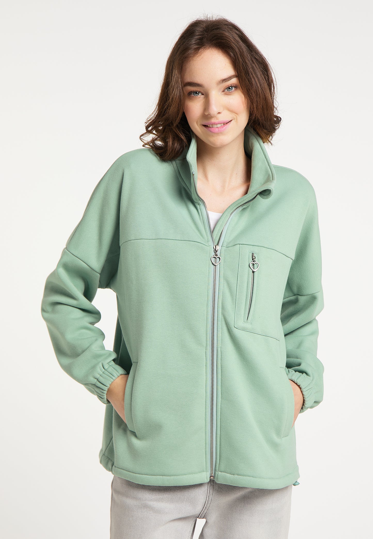 myMo Damen-Sweatjacke