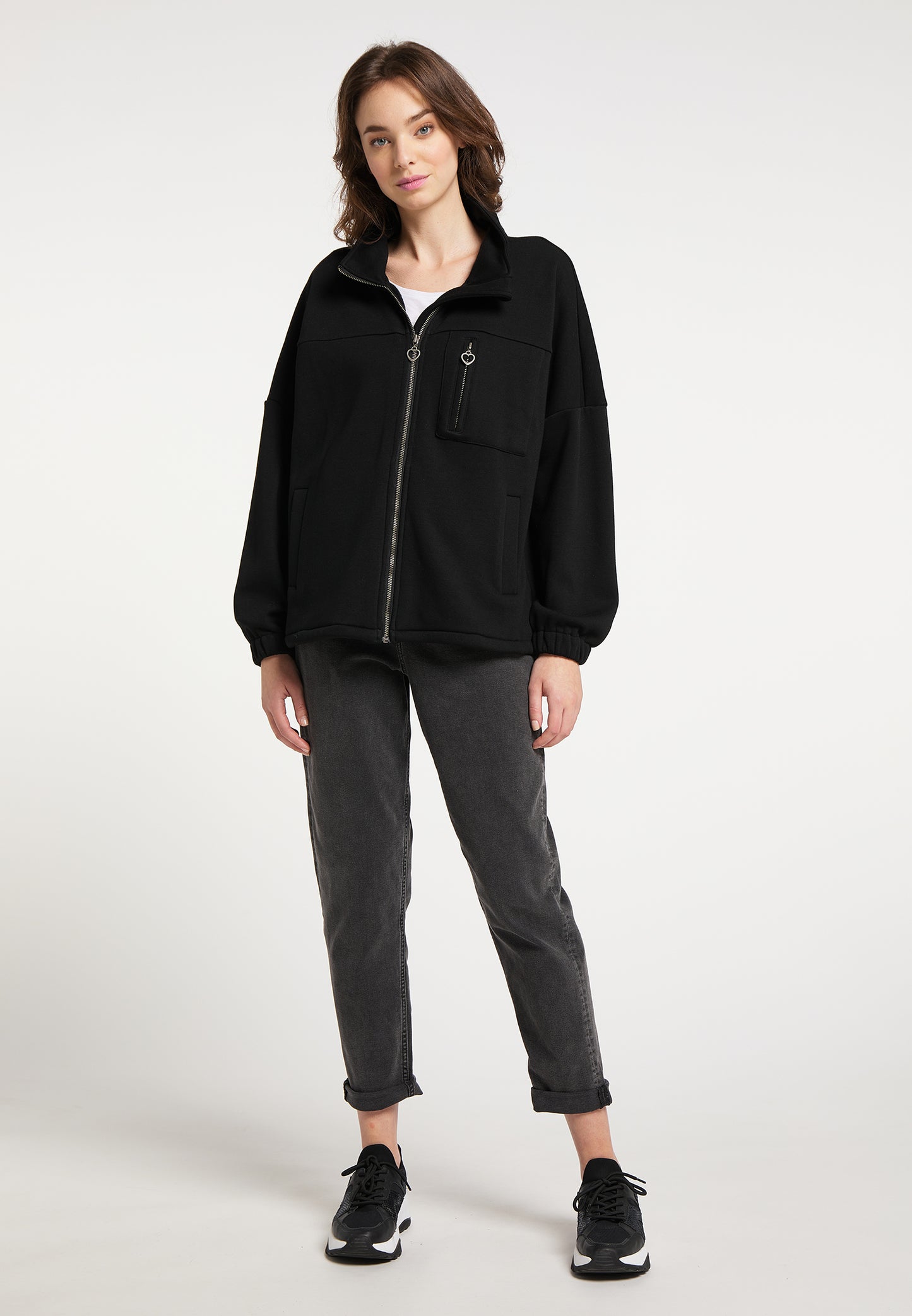 myMo Damen-Sweatjacke