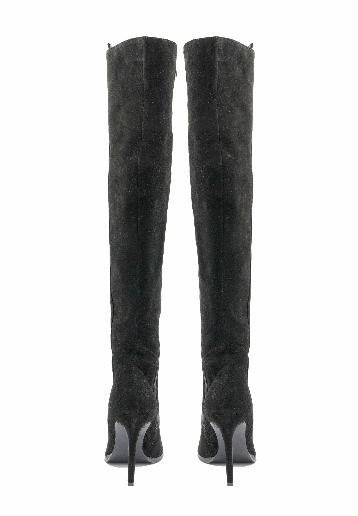 faina Overknees aus Verloursleder