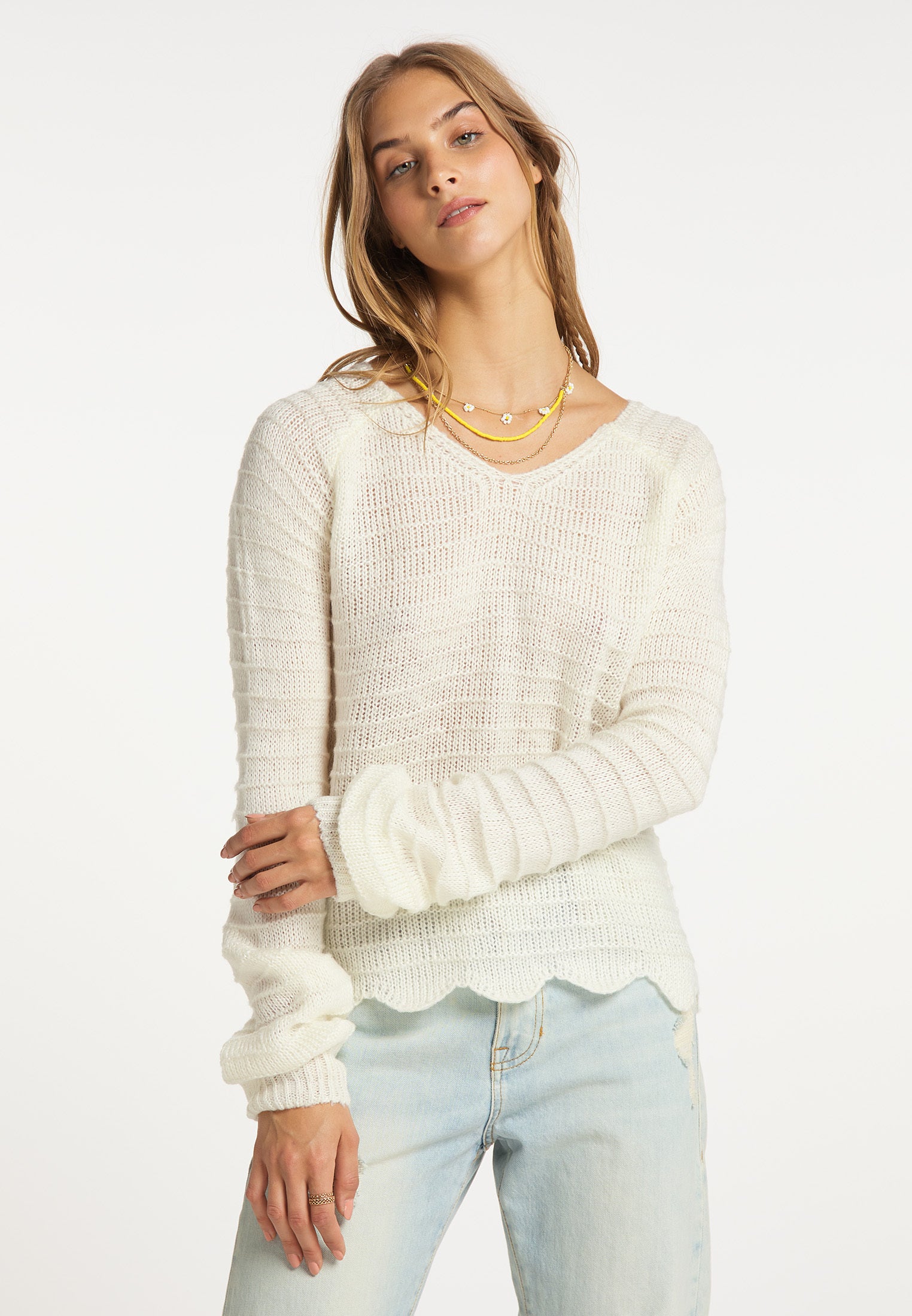 IZIA Damen-Strickpullover
