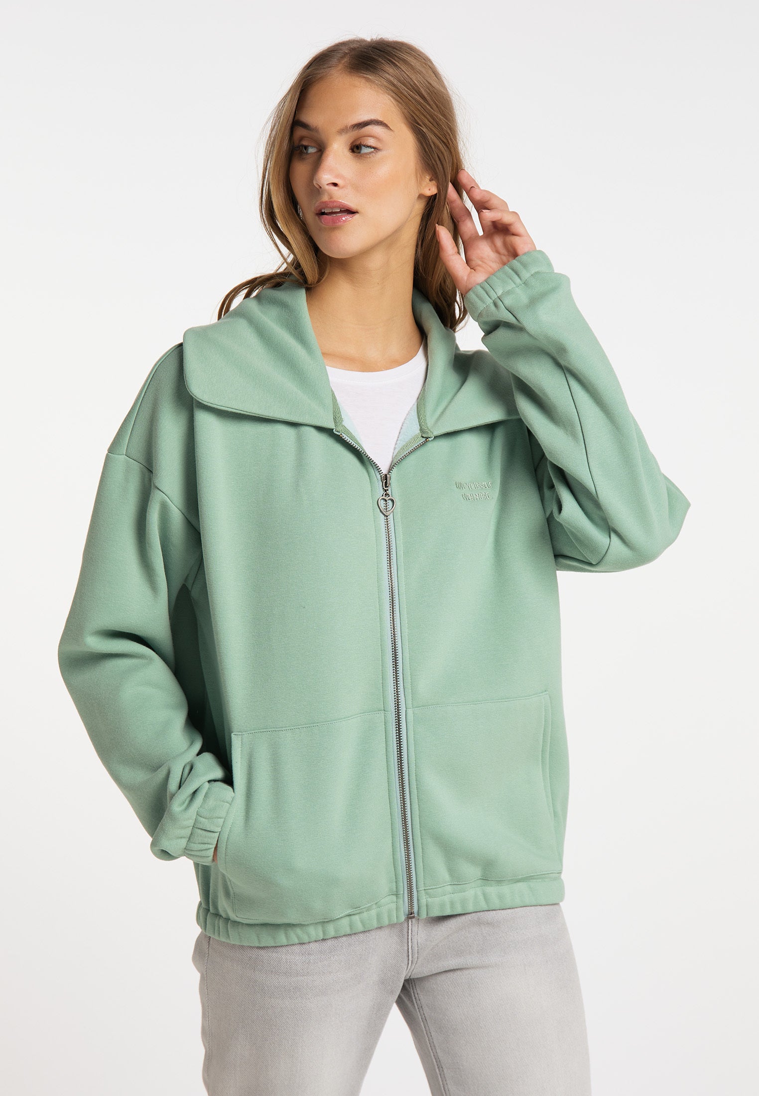 myMo Damen-Sweatjacke