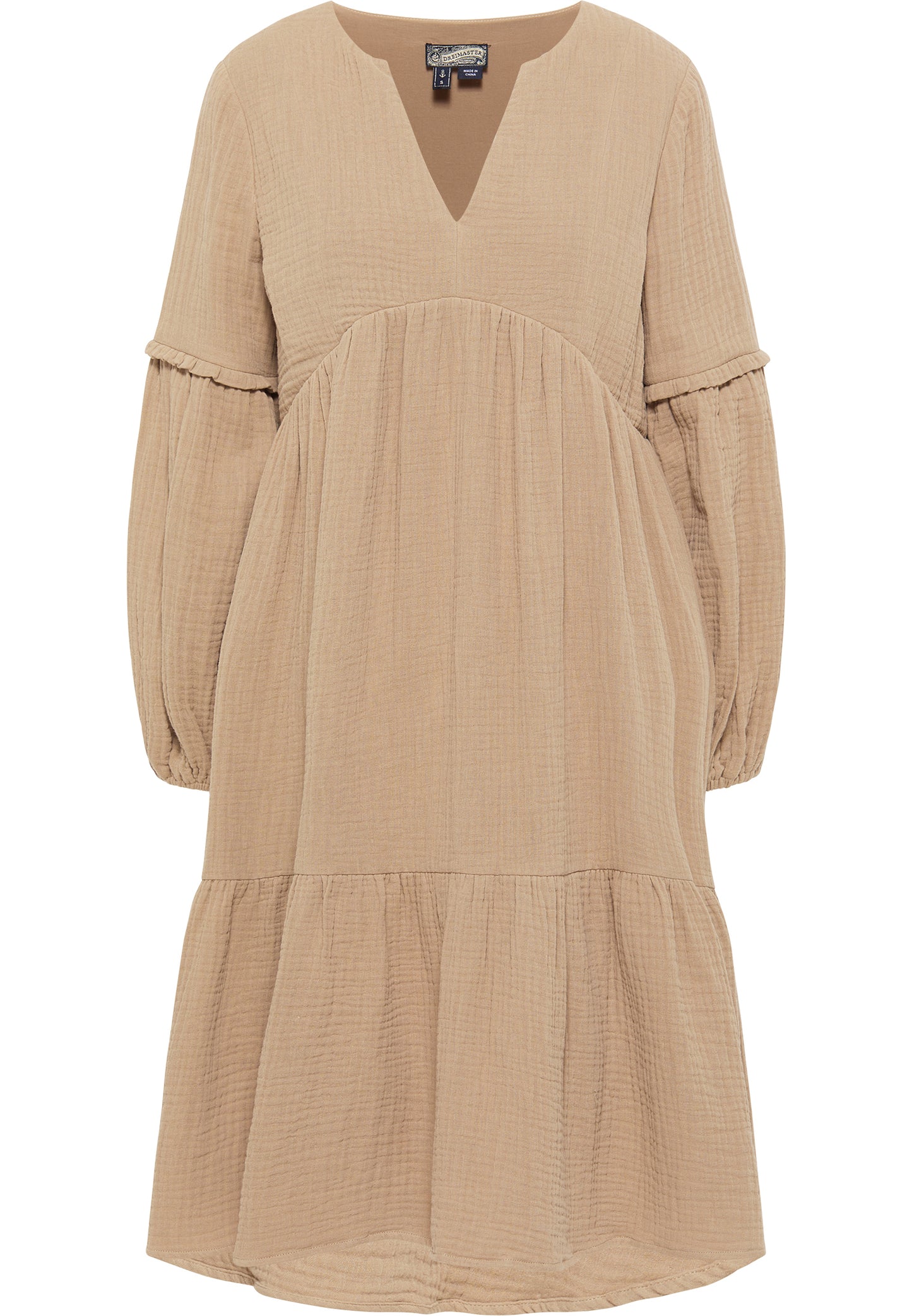 DreiMaster Vintage Damen Midikleid
