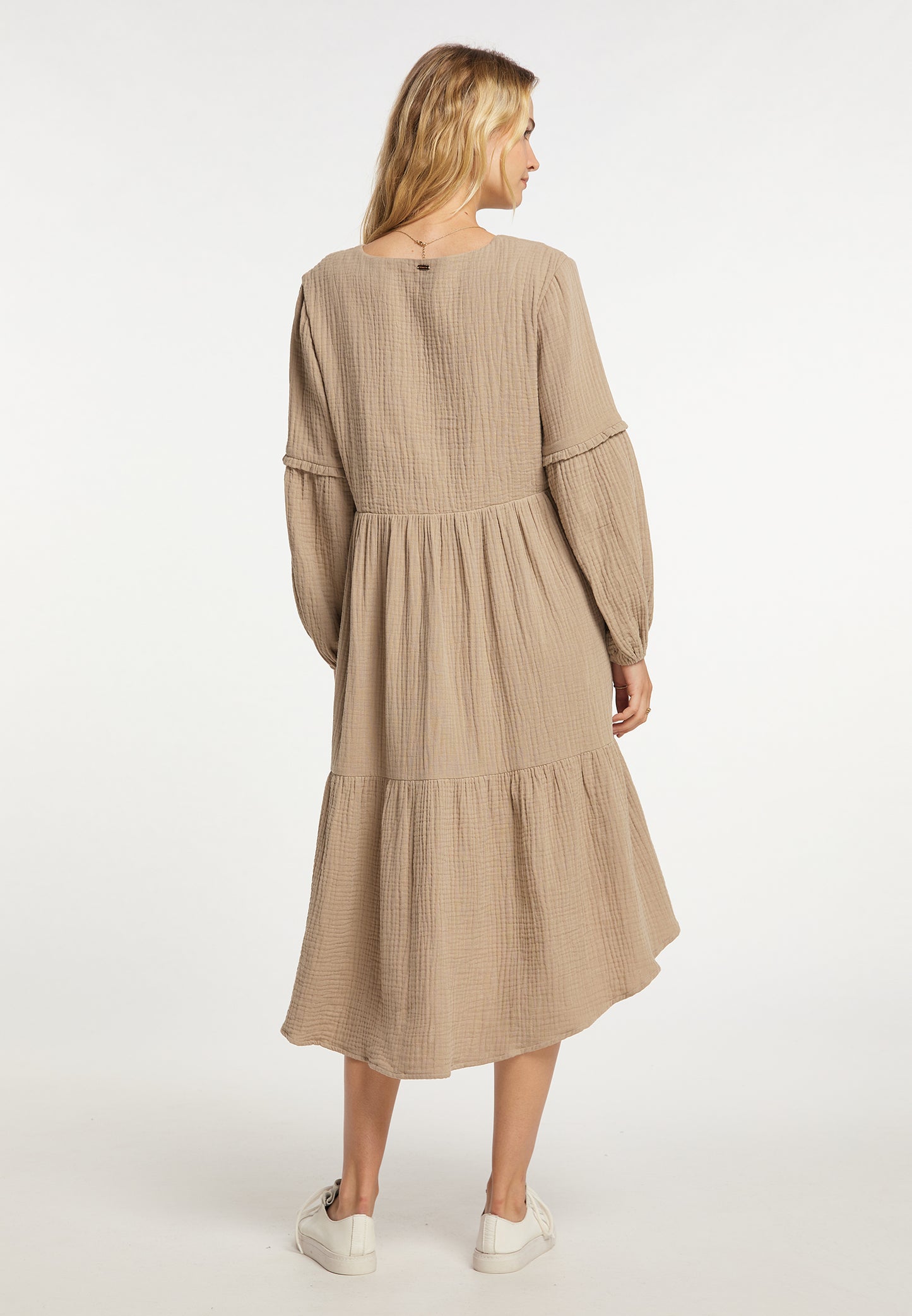 DreiMaster Vintage Damen Midikleid