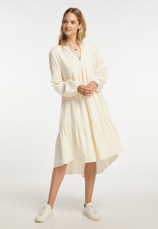 DreiMaster Vintage Damen Midikleid