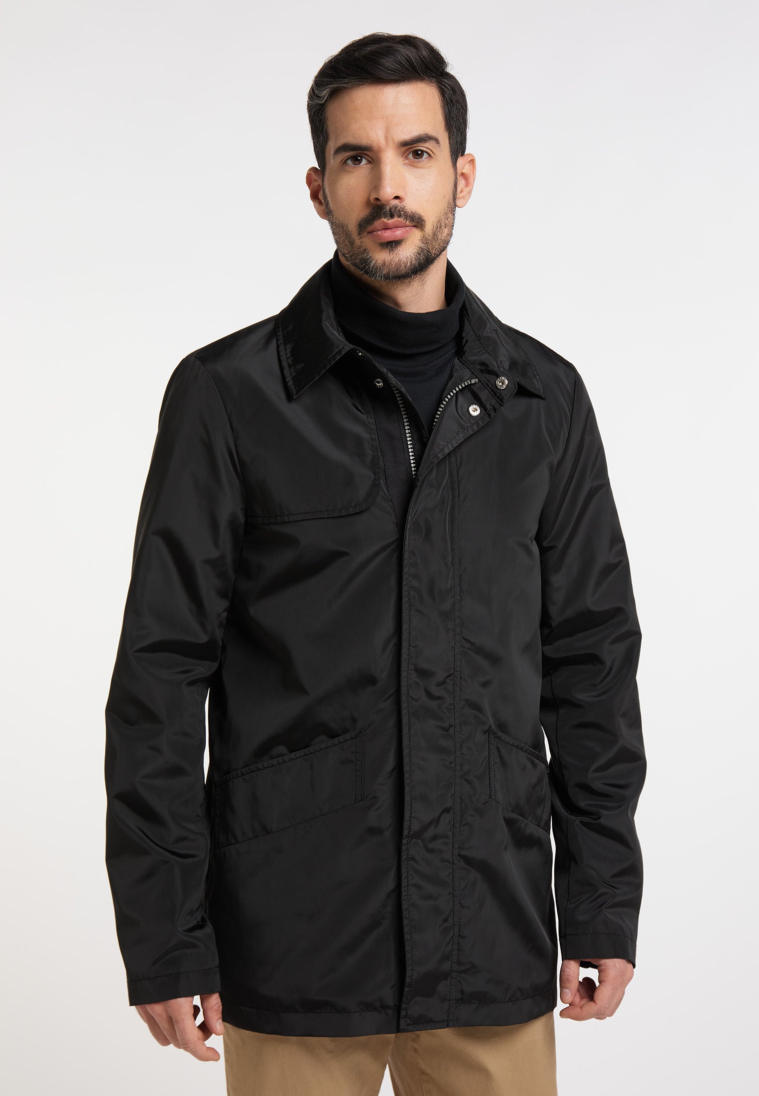 DreiMaster Klassik Herren Kurzer Übergangsmantel