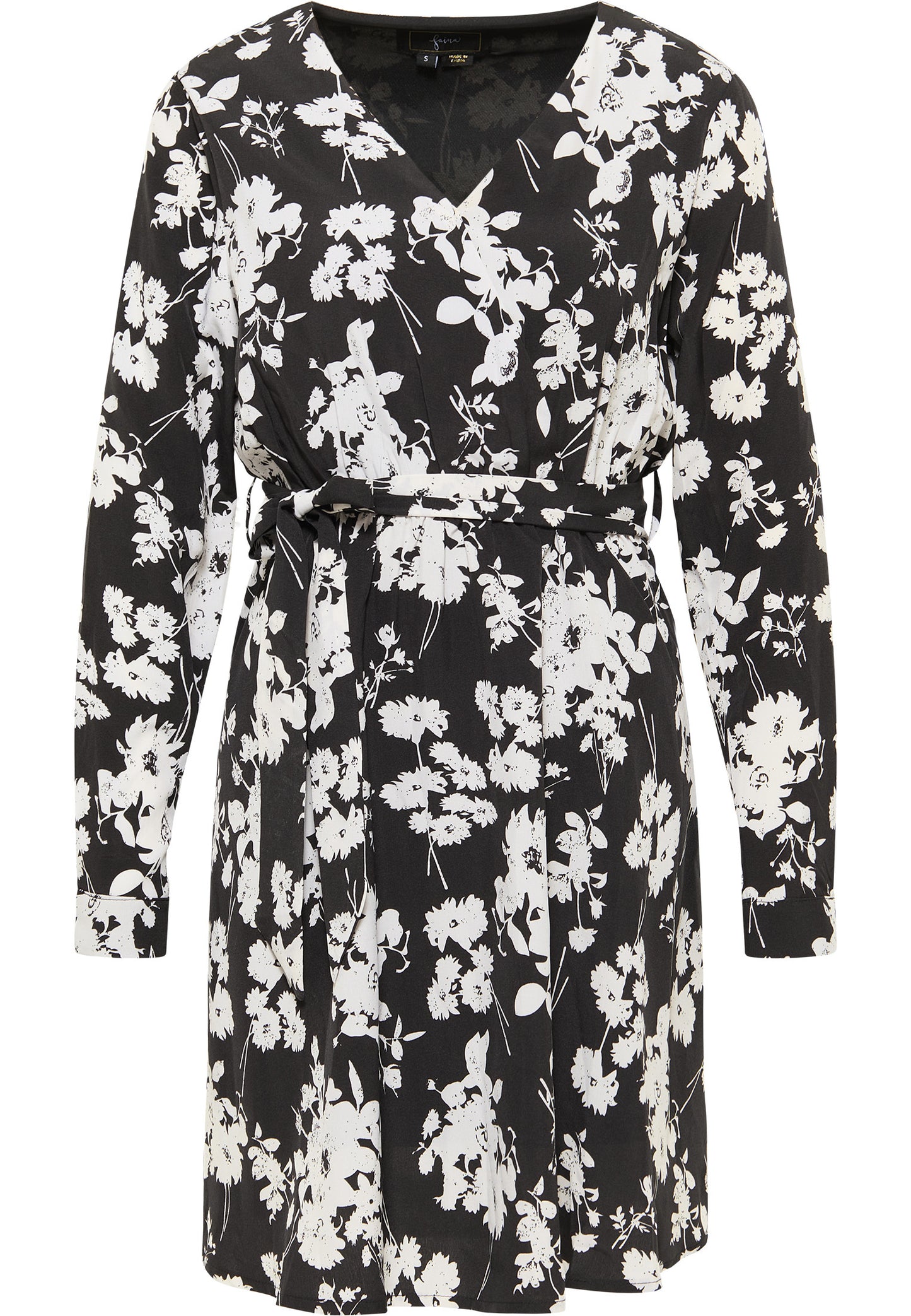 faina Damen Midikleid mit Blumenmuster